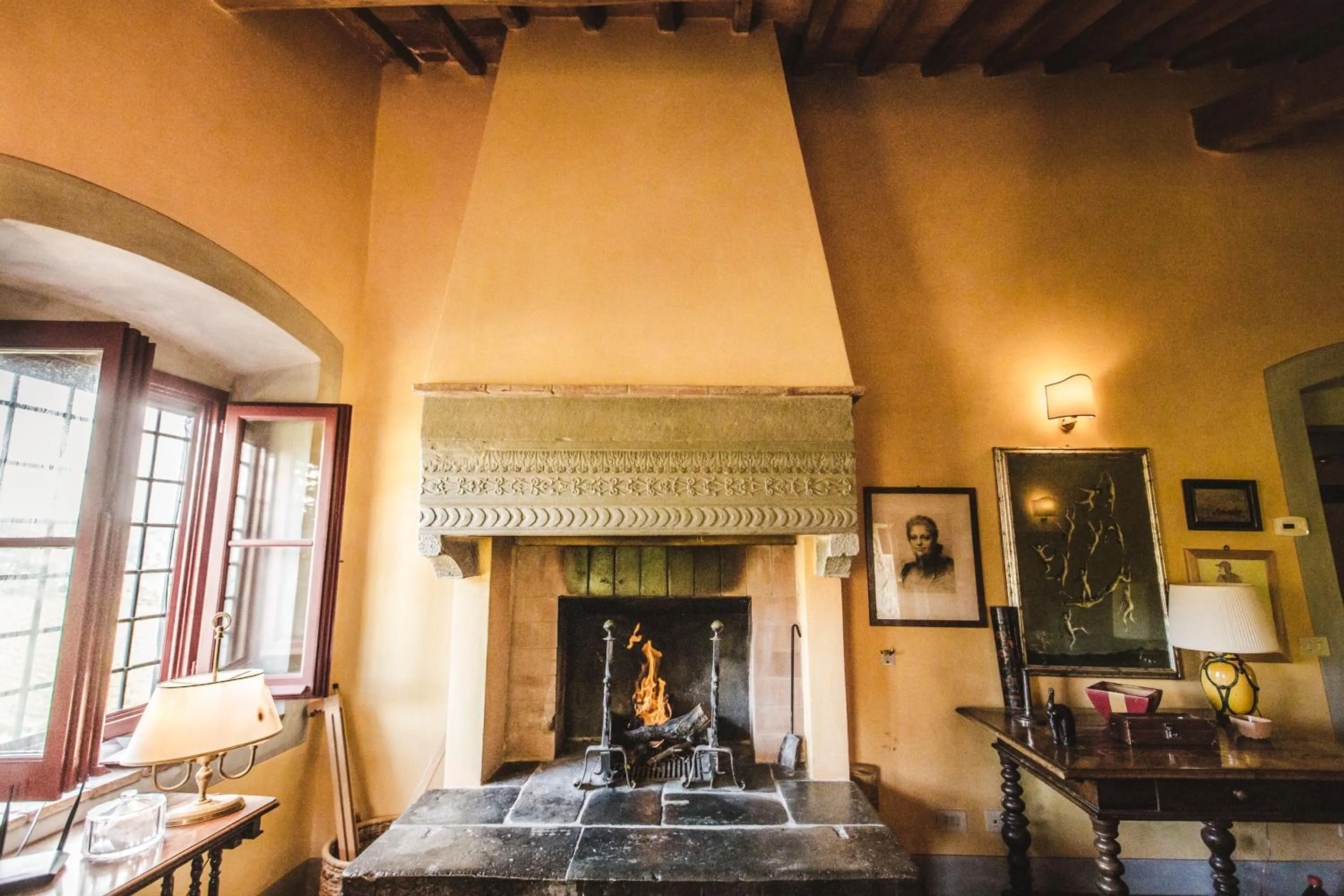 Living room in La Veronica Exclusive Chianti Resort