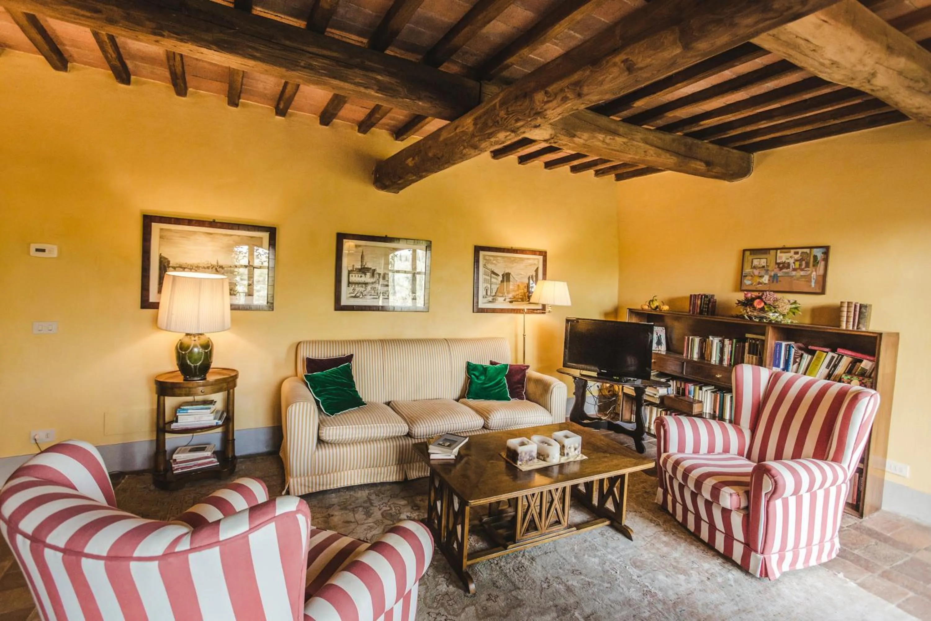 Living room in La Veronica Exclusive Chianti Resort