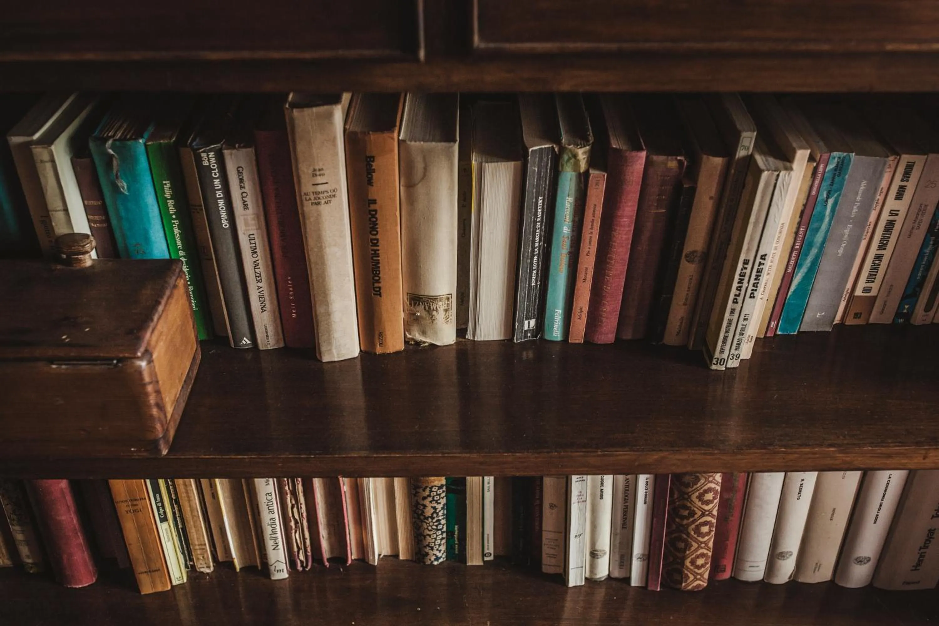 Library in La Veronica Exclusive Chianti Resort