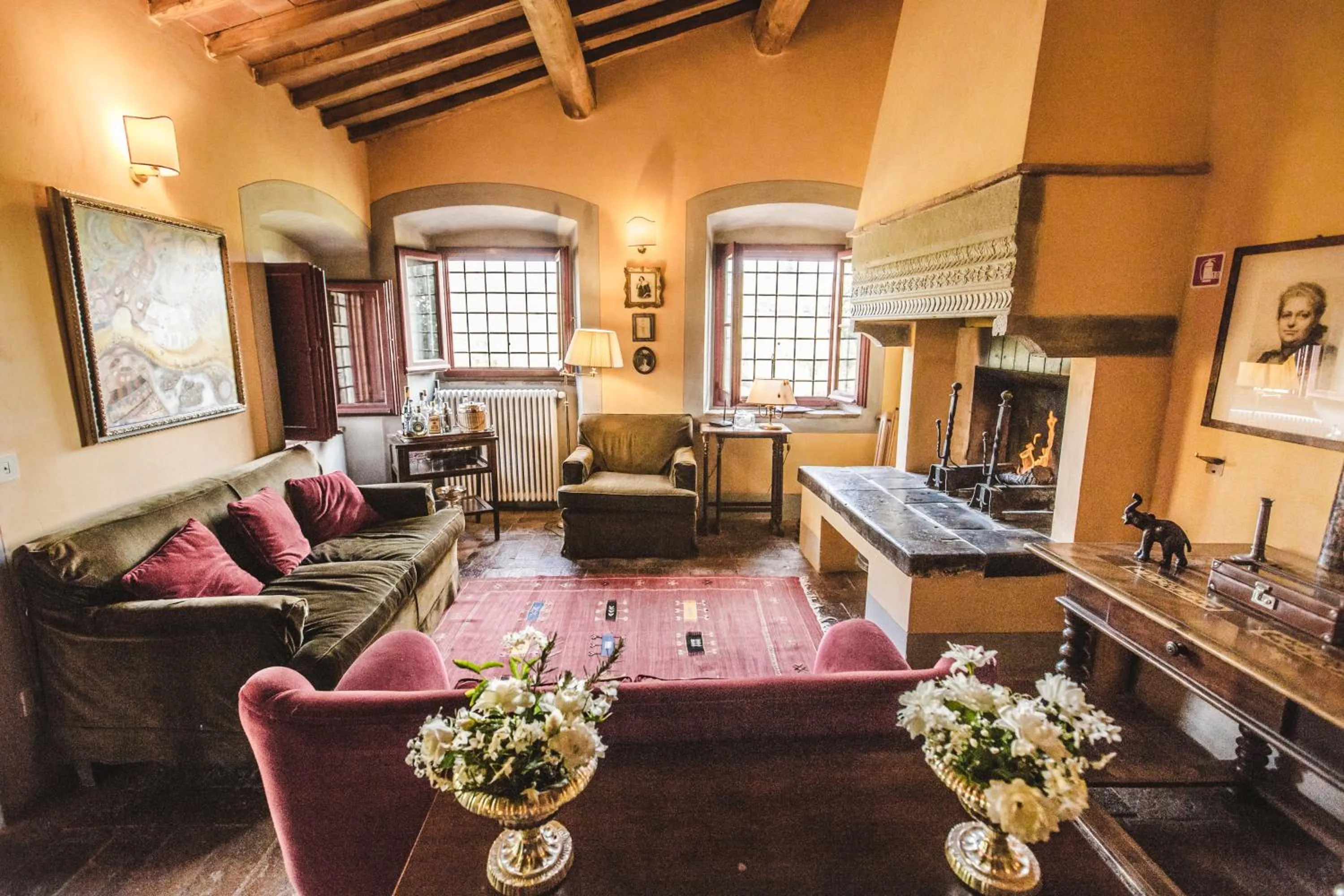 Seating area in La Veronica Exclusive Chianti Resort