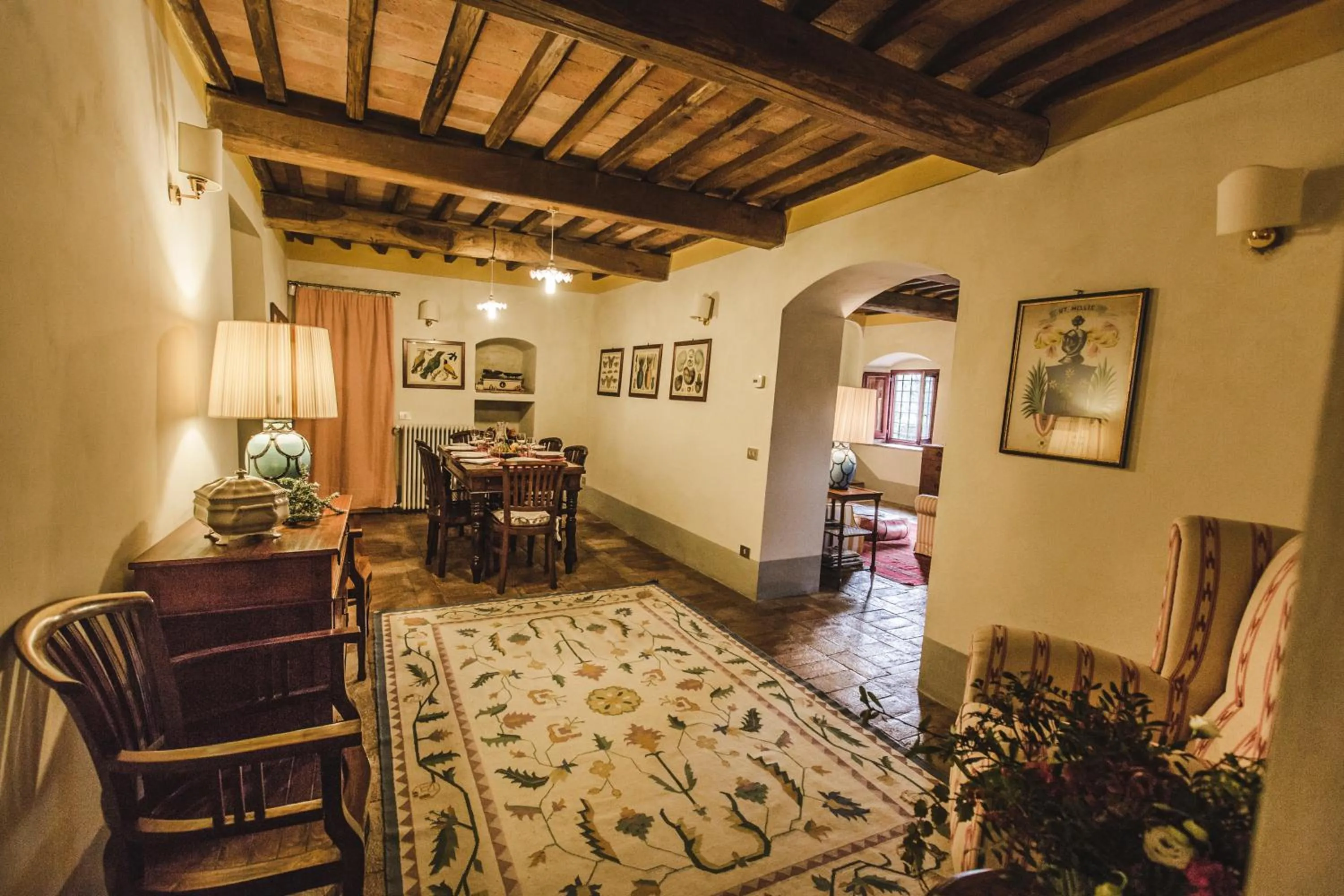 Living room in La Veronica Exclusive Chianti Resort