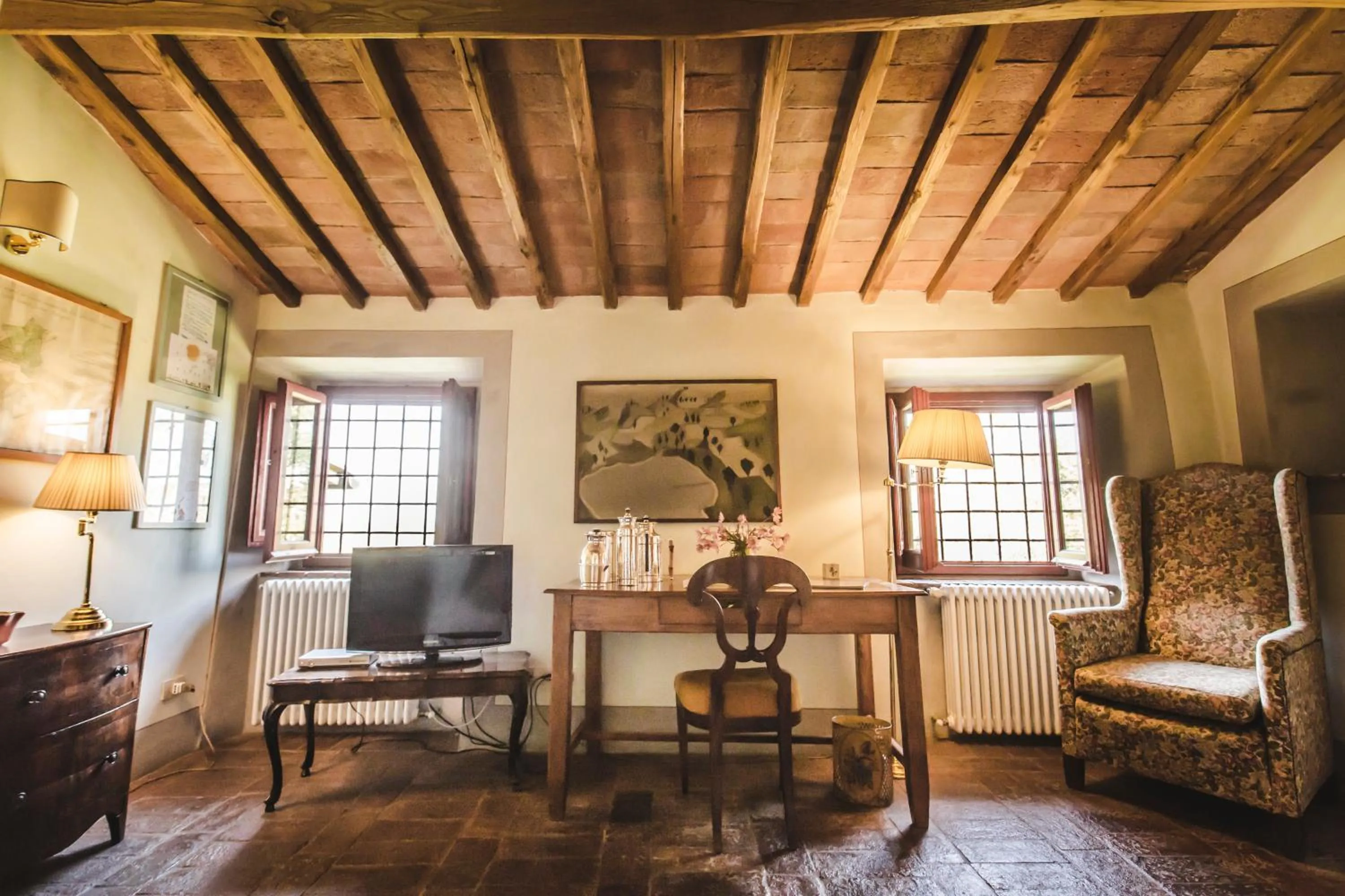 Seating area in La Veronica Exclusive Chianti Resort