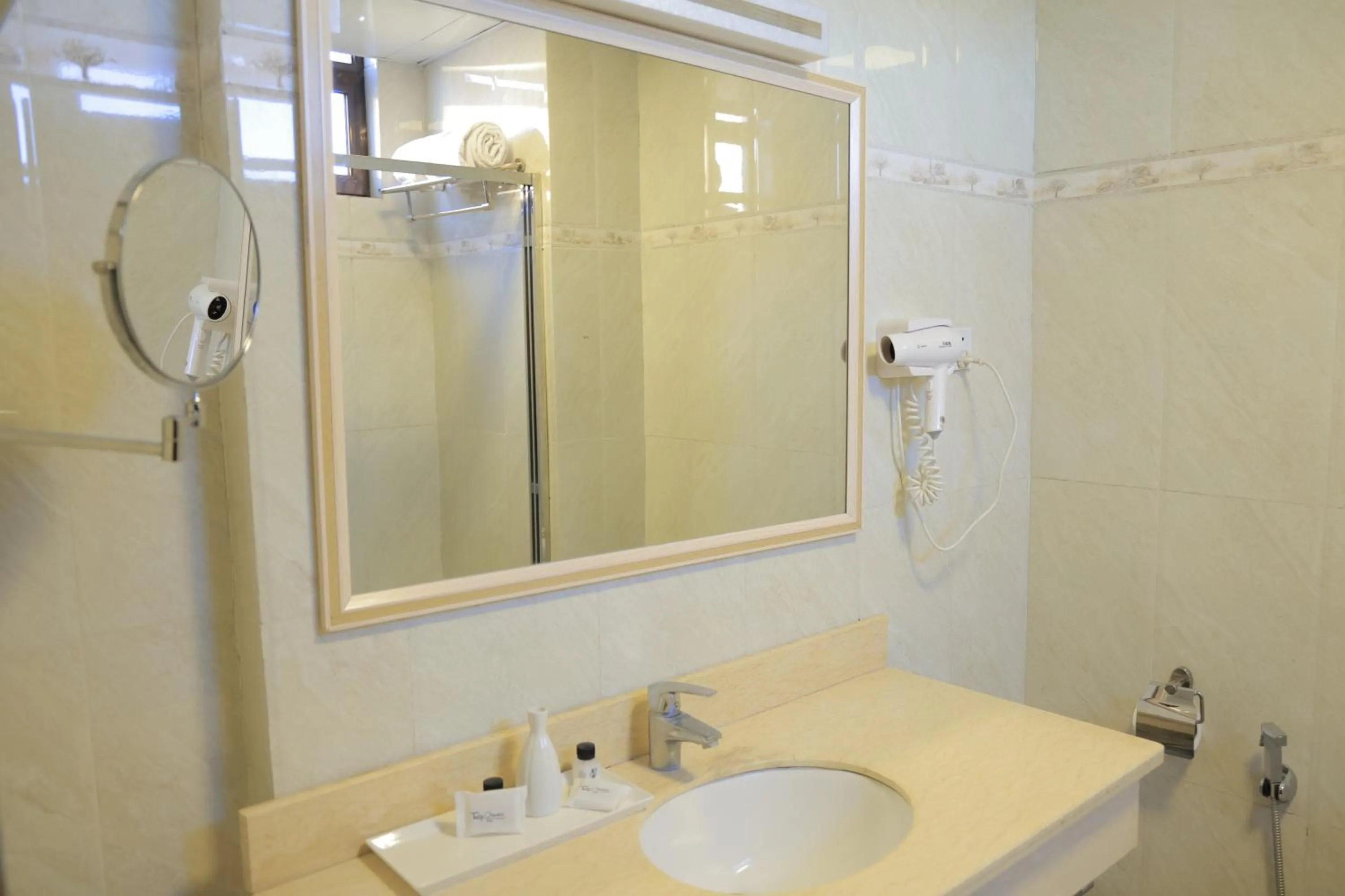 Shower in Tolip Olympia Hotel