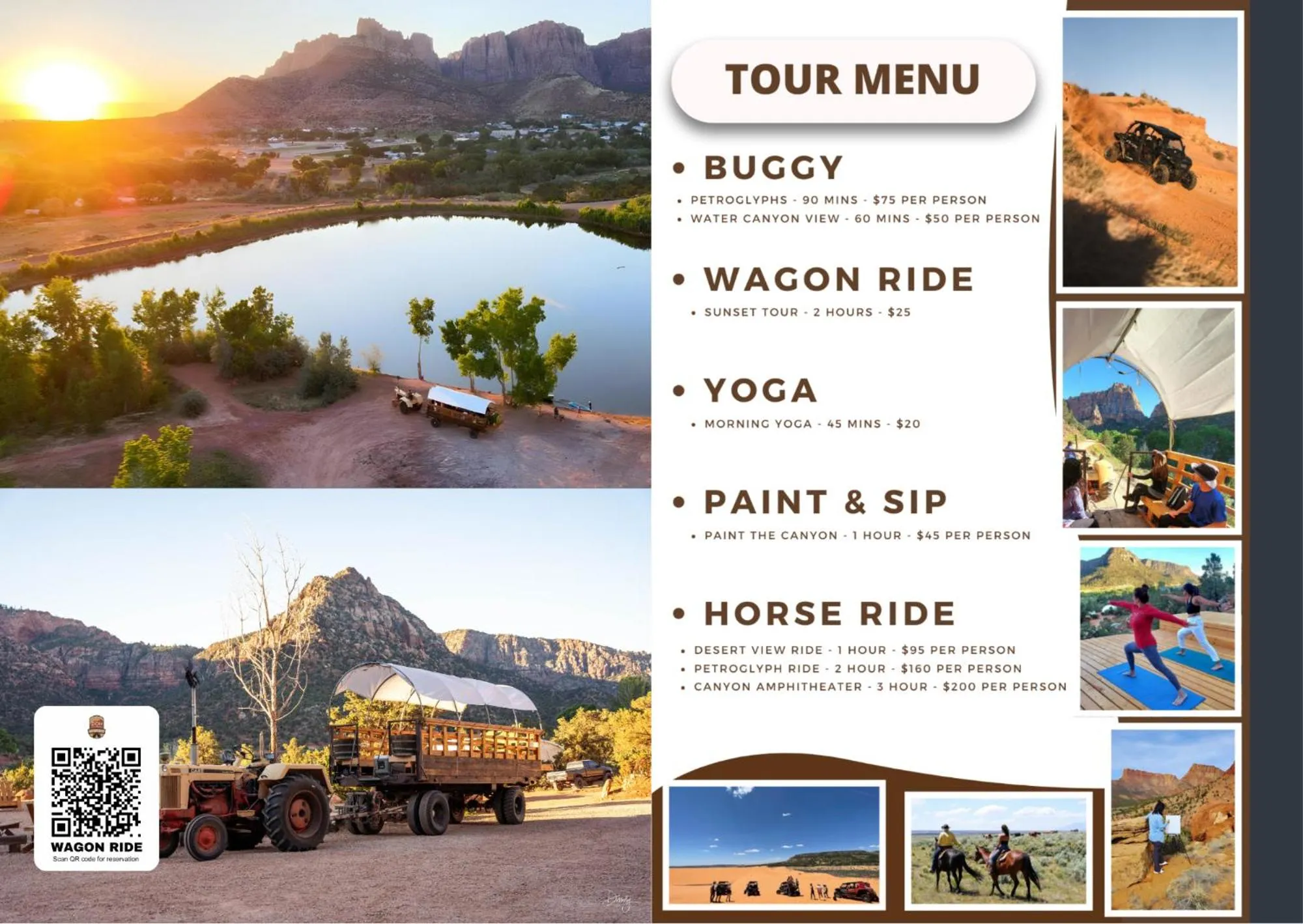 Activities in Zion Glamping Adventures