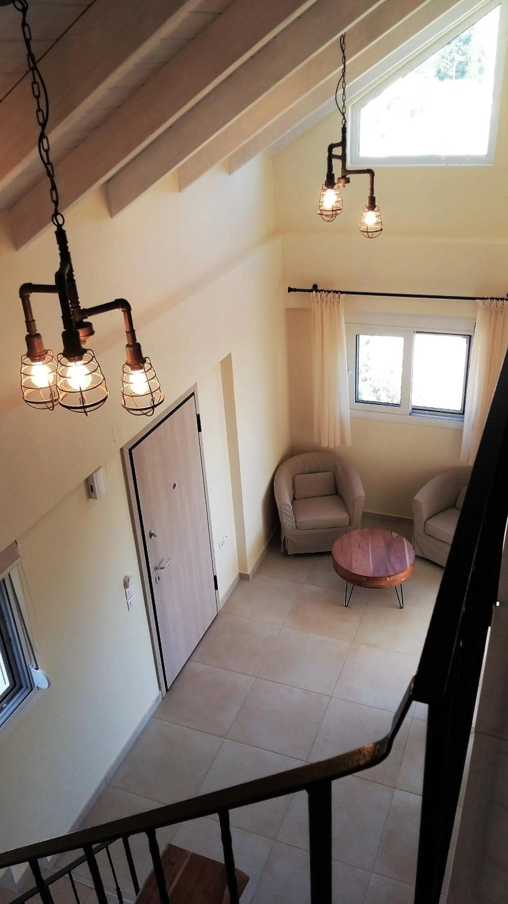 Seating area in PHILIPPOS Hotel Apartments