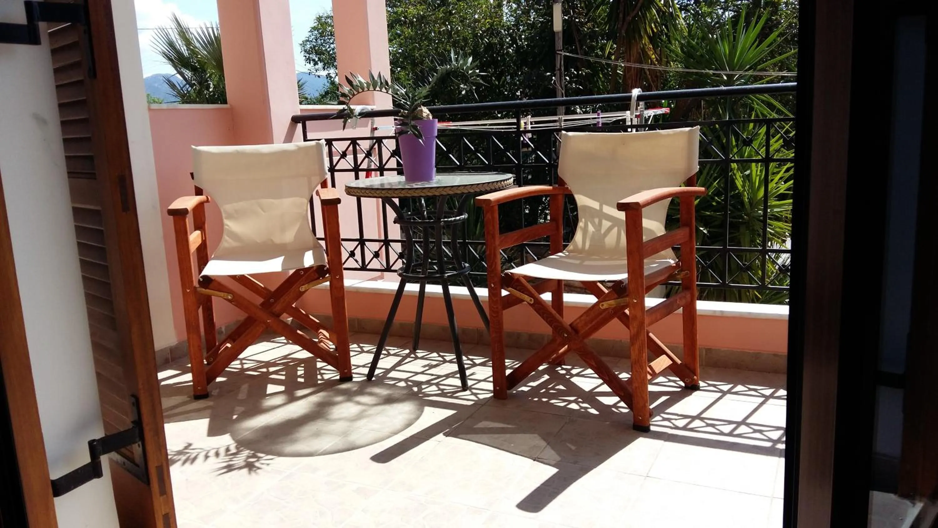 Balcony/Terrace in PHILIPPOS Hotel Apartments