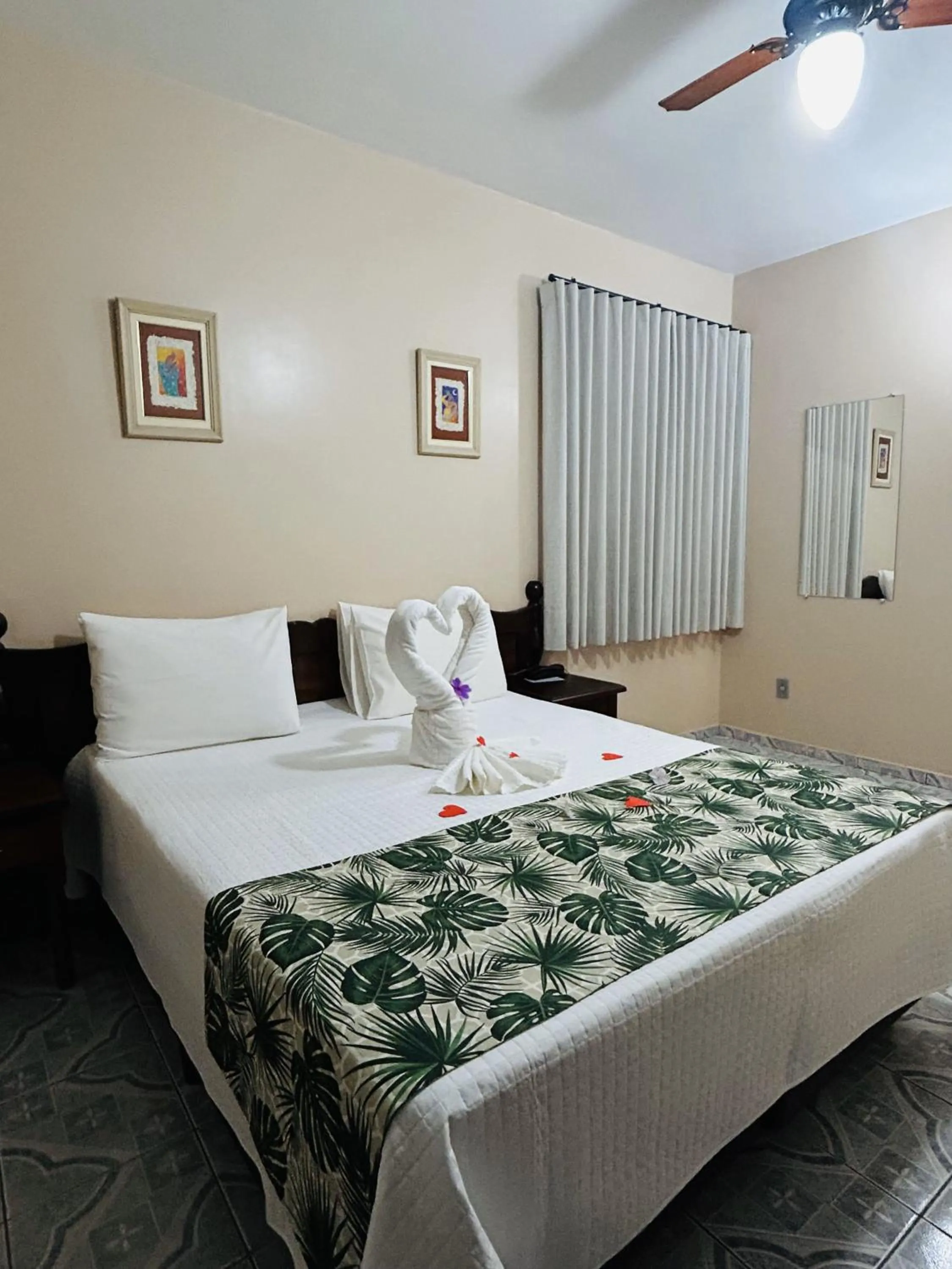 Bed in Hotel Fazenda Itáytyba