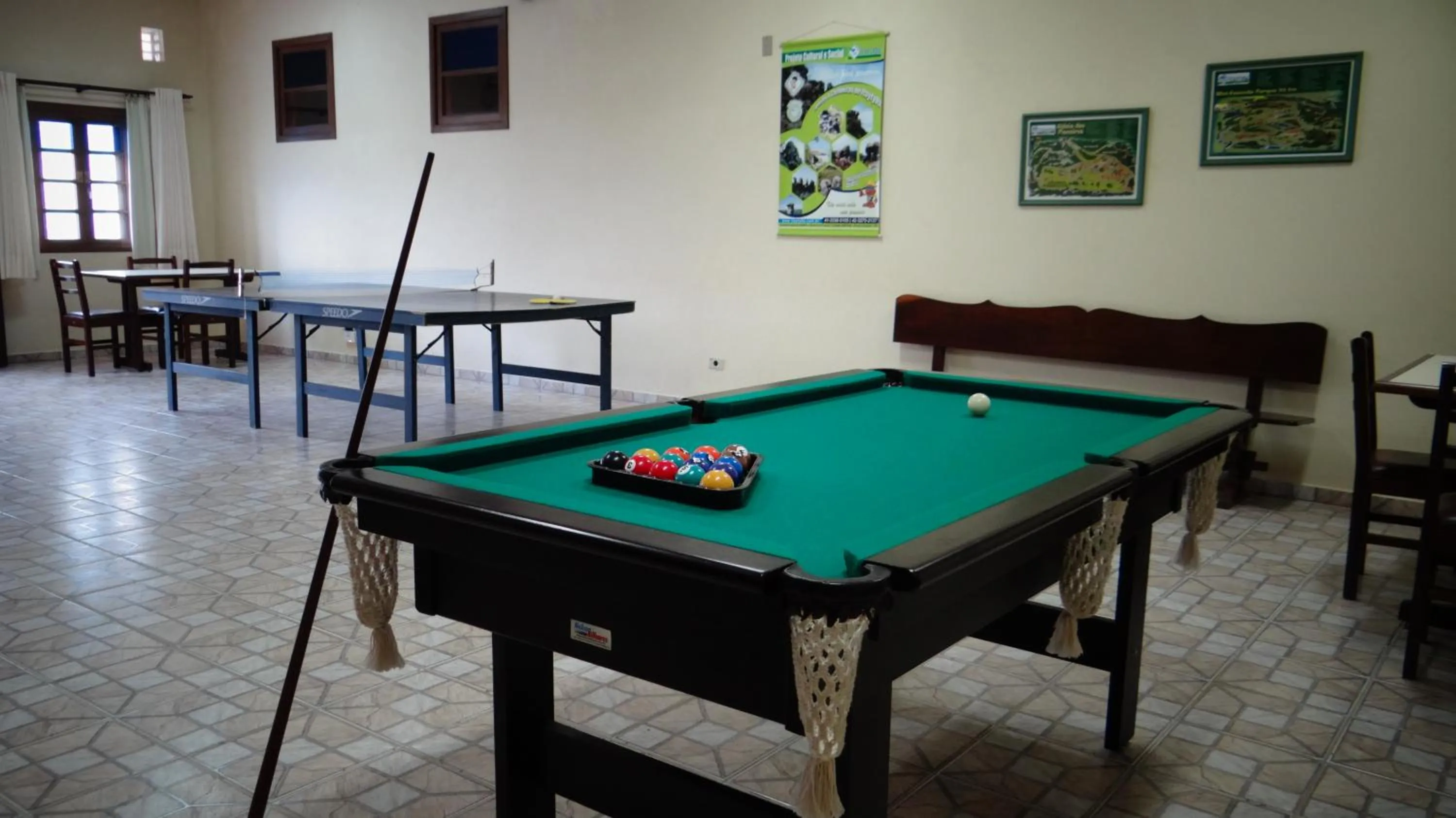 Billiard in Hotel Fazenda Itáytyba