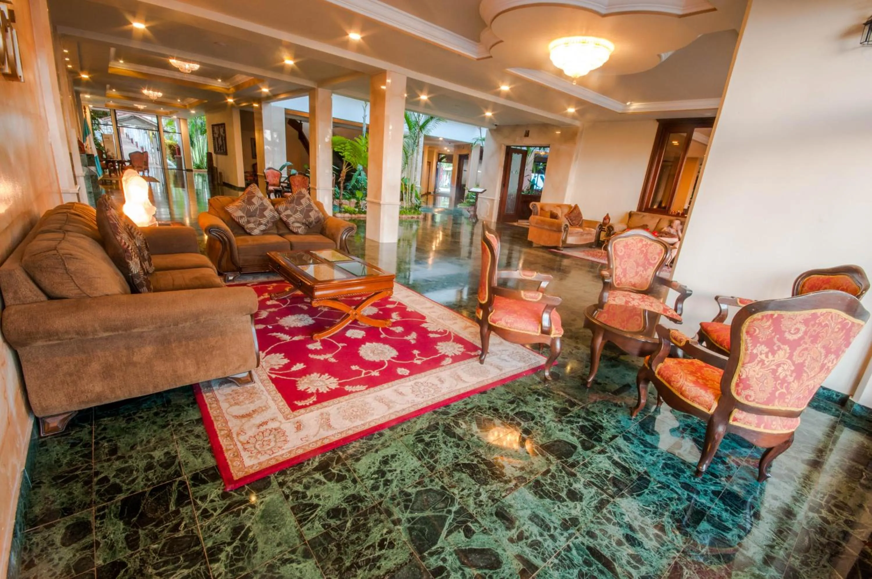 Living room in Hotel El Gran Chortí