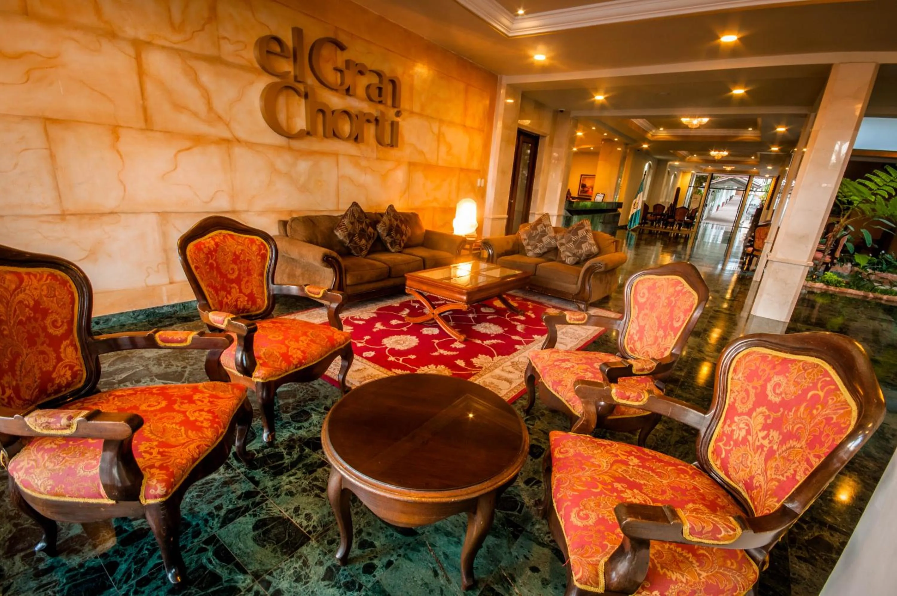 Living room in Hotel El Gran Chortí