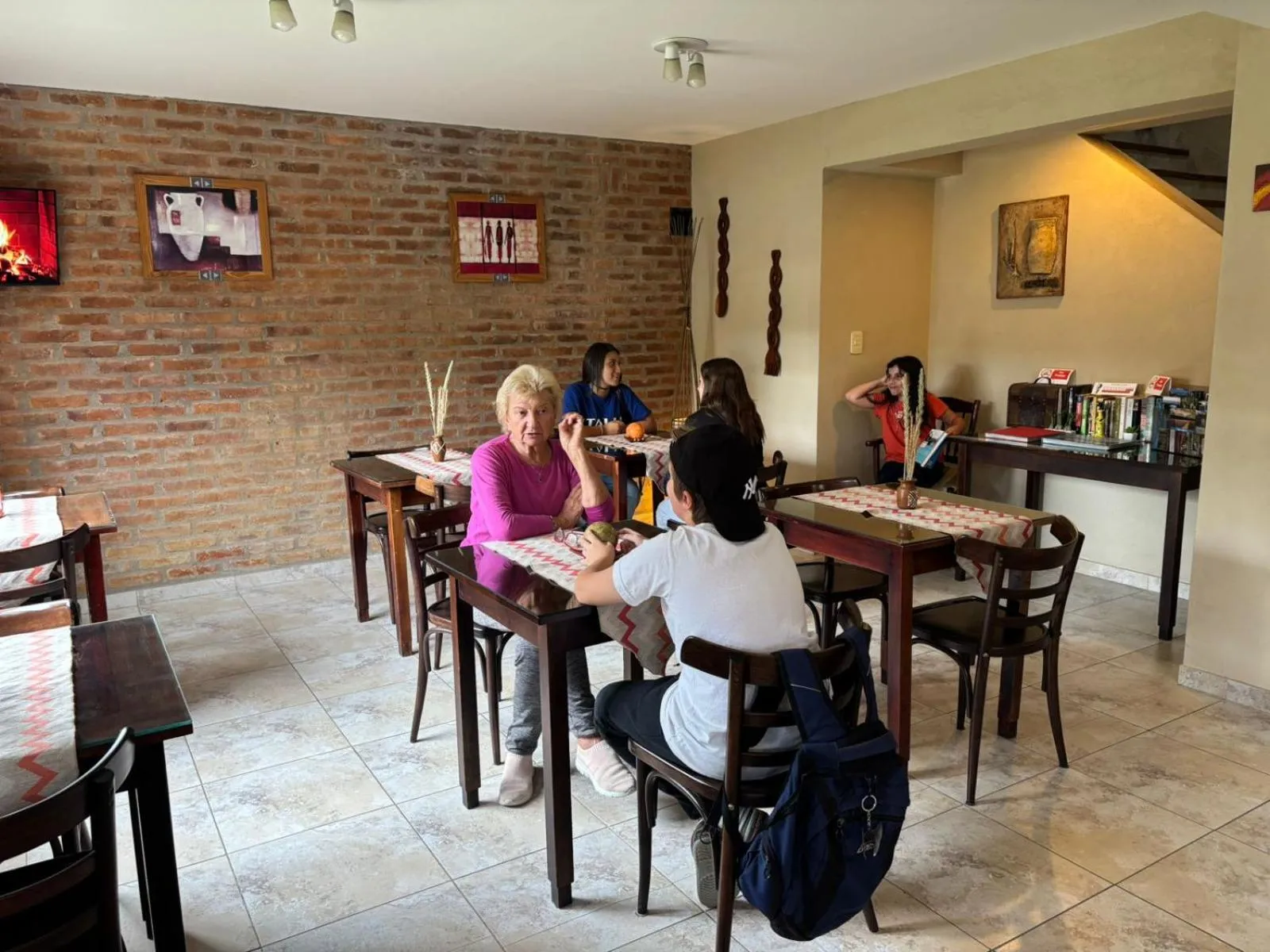 Living room in Alto Verde Hostería