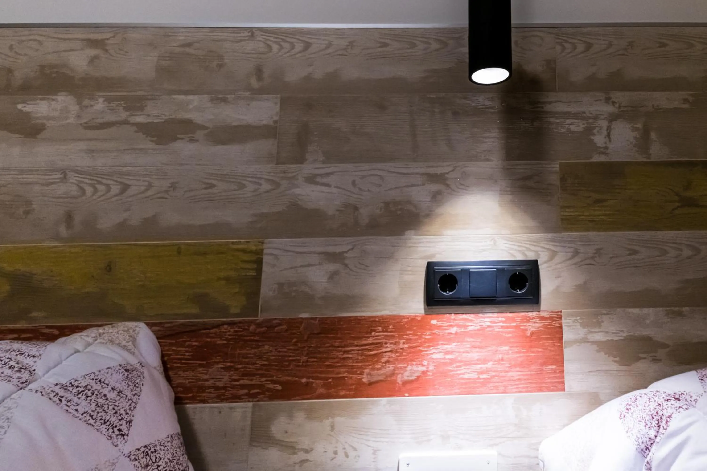 Decorative detail, Bed in Far Home Bernabeu