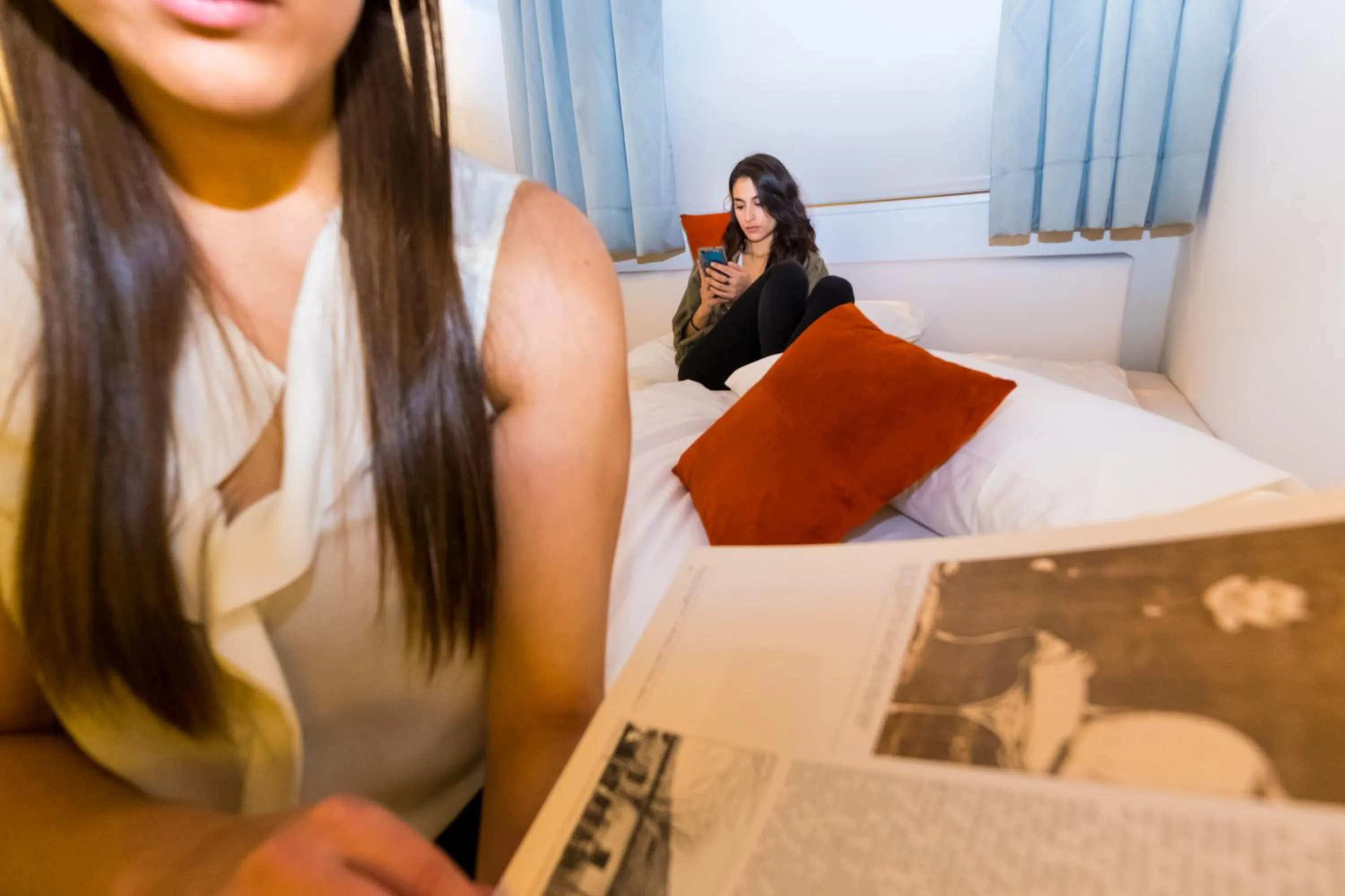 People, Bed in Far Home Bernabeu