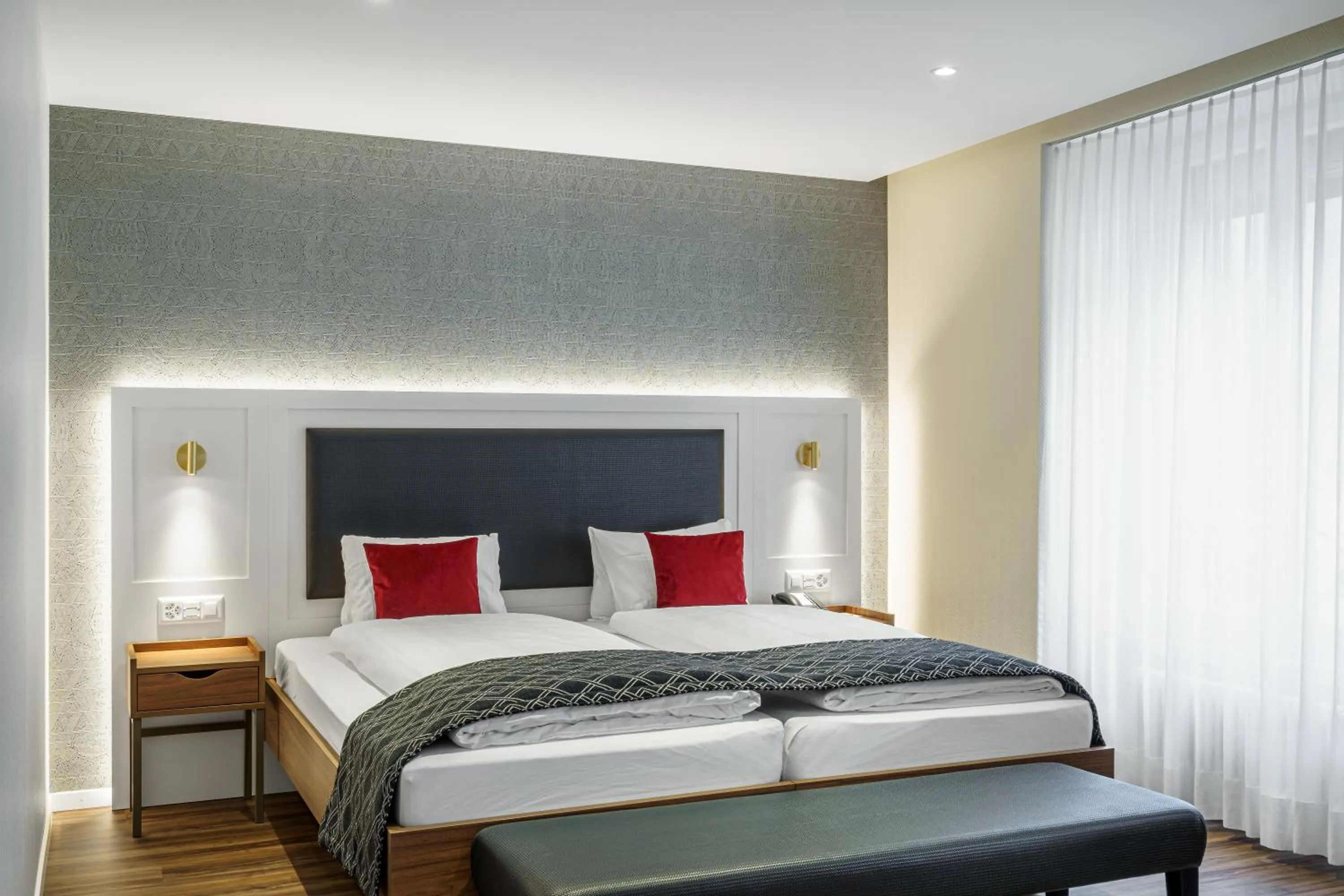 Bedroom, Bed in Hotel Du Nord