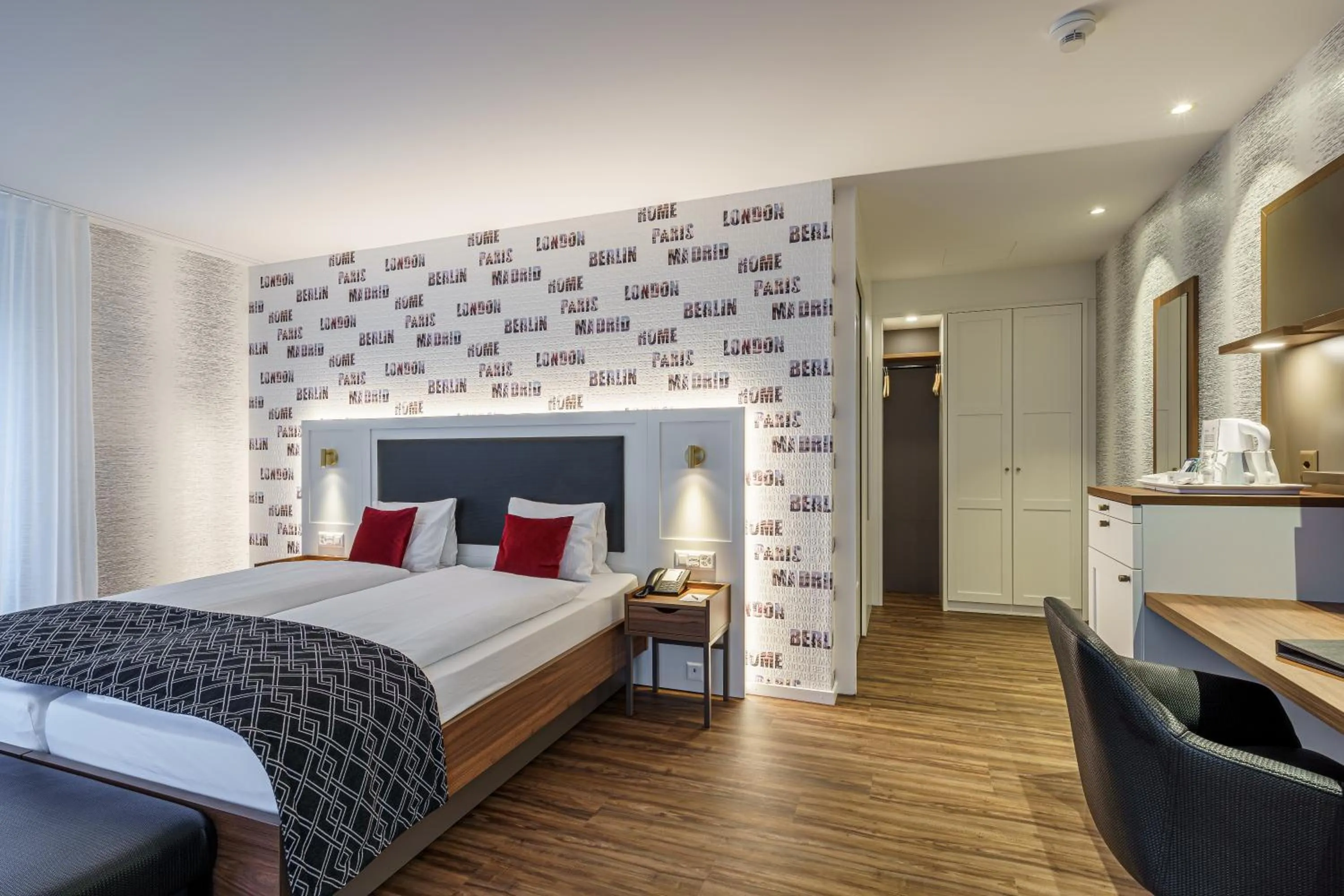 Bedroom, Bed in Hotel Du Nord