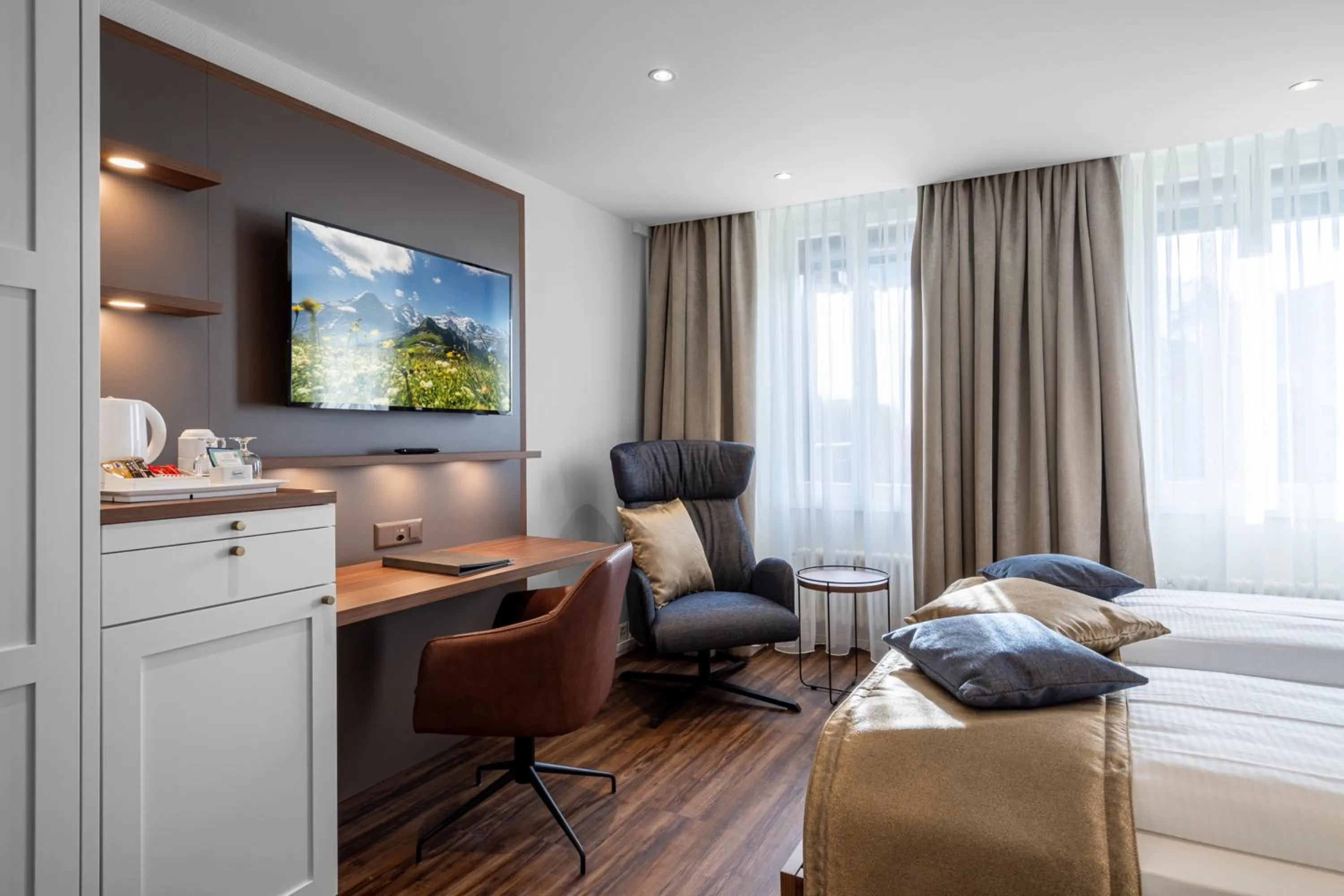 Bedroom, Bed in Hotel Du Nord