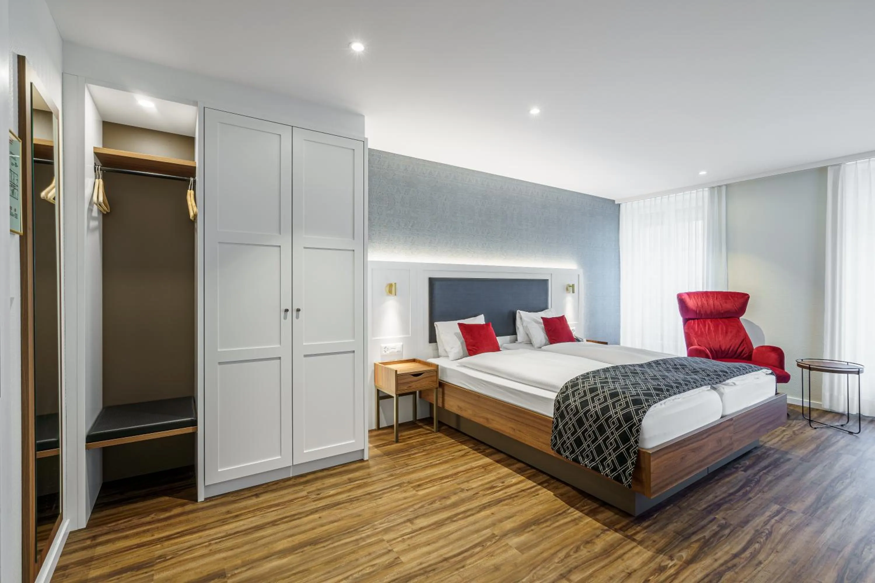 Bedroom, Bed in Hotel Du Nord