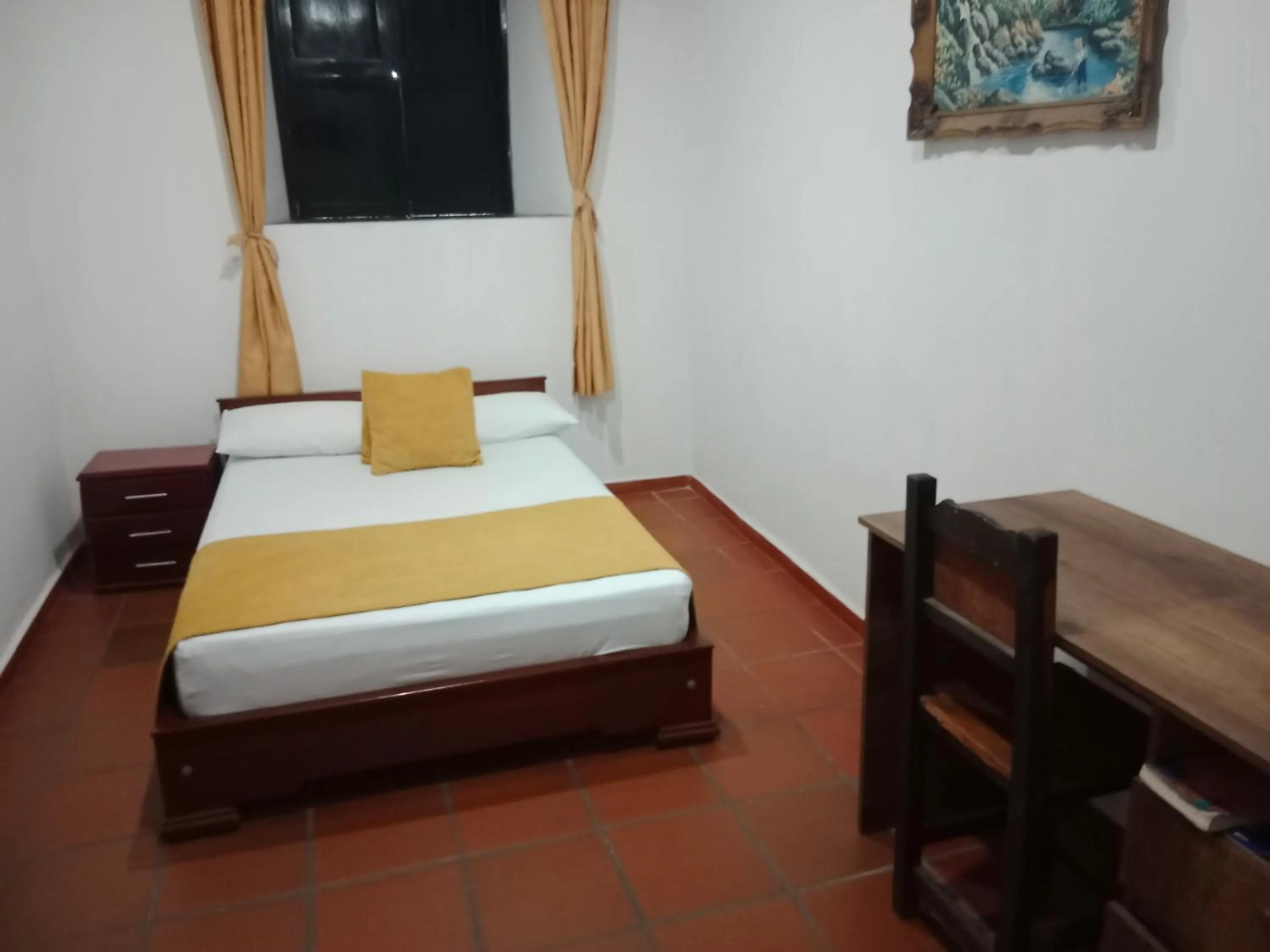 Bed in Hotel Colonial San Felipe