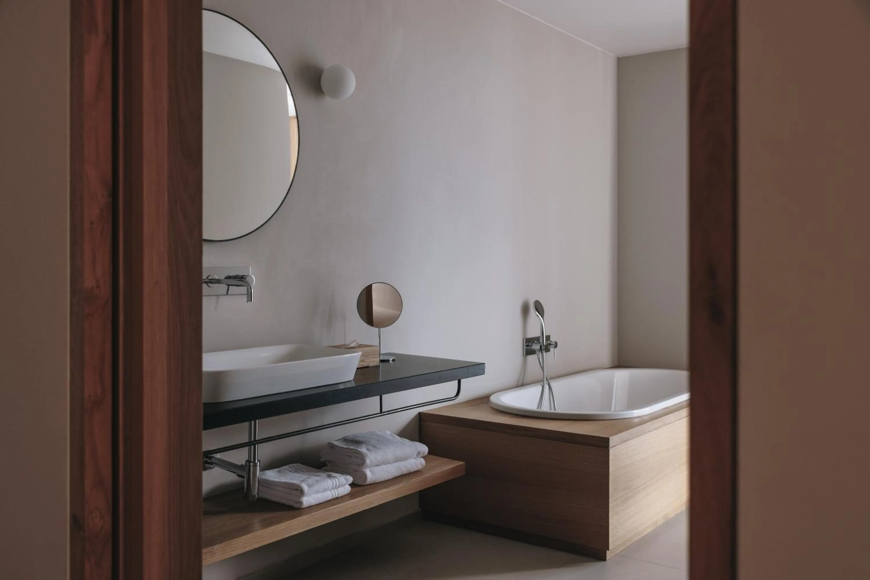 Bathroom in Hotel Schwarzschmied, a Member of Design Hotels