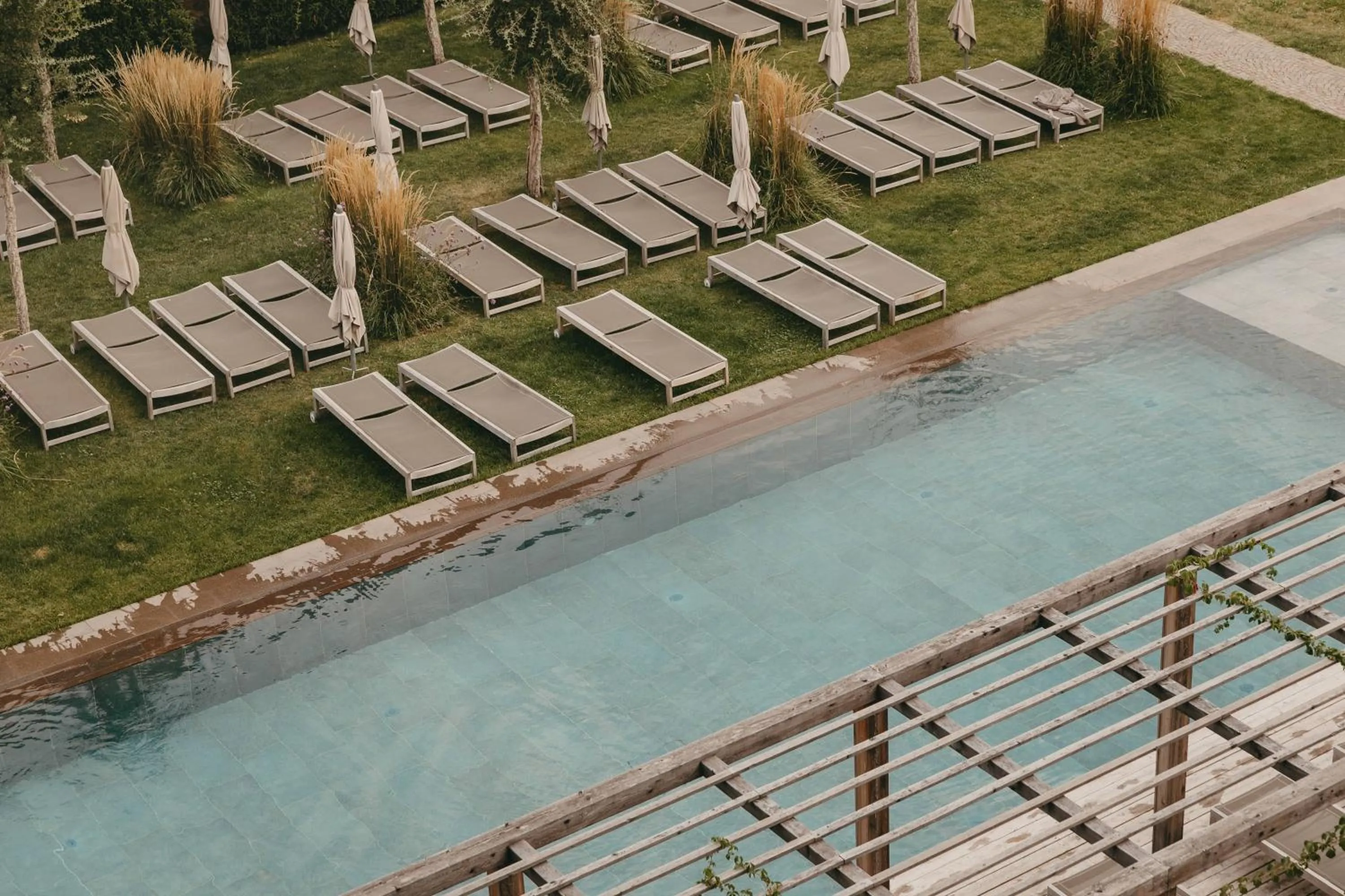 Swimming pool in Hotel Schwarzschmied, a Member of Design Hotels