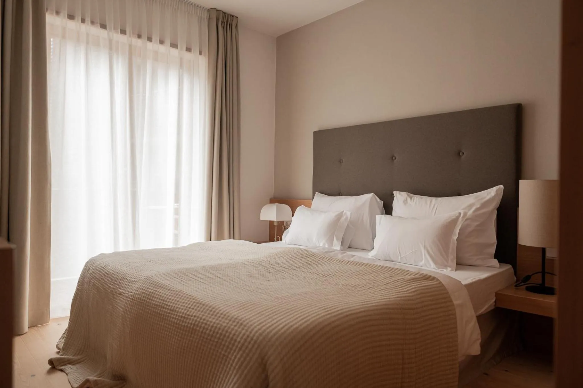 Bedroom, Bed in Hotel Schwarzschmied, a Member of Design Hotels