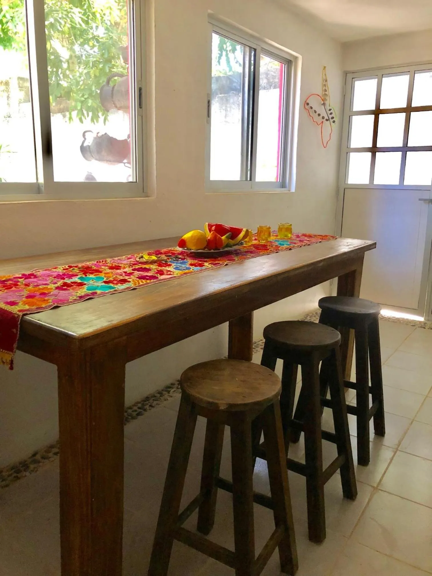 Dining area in Ch'ejum bungalow