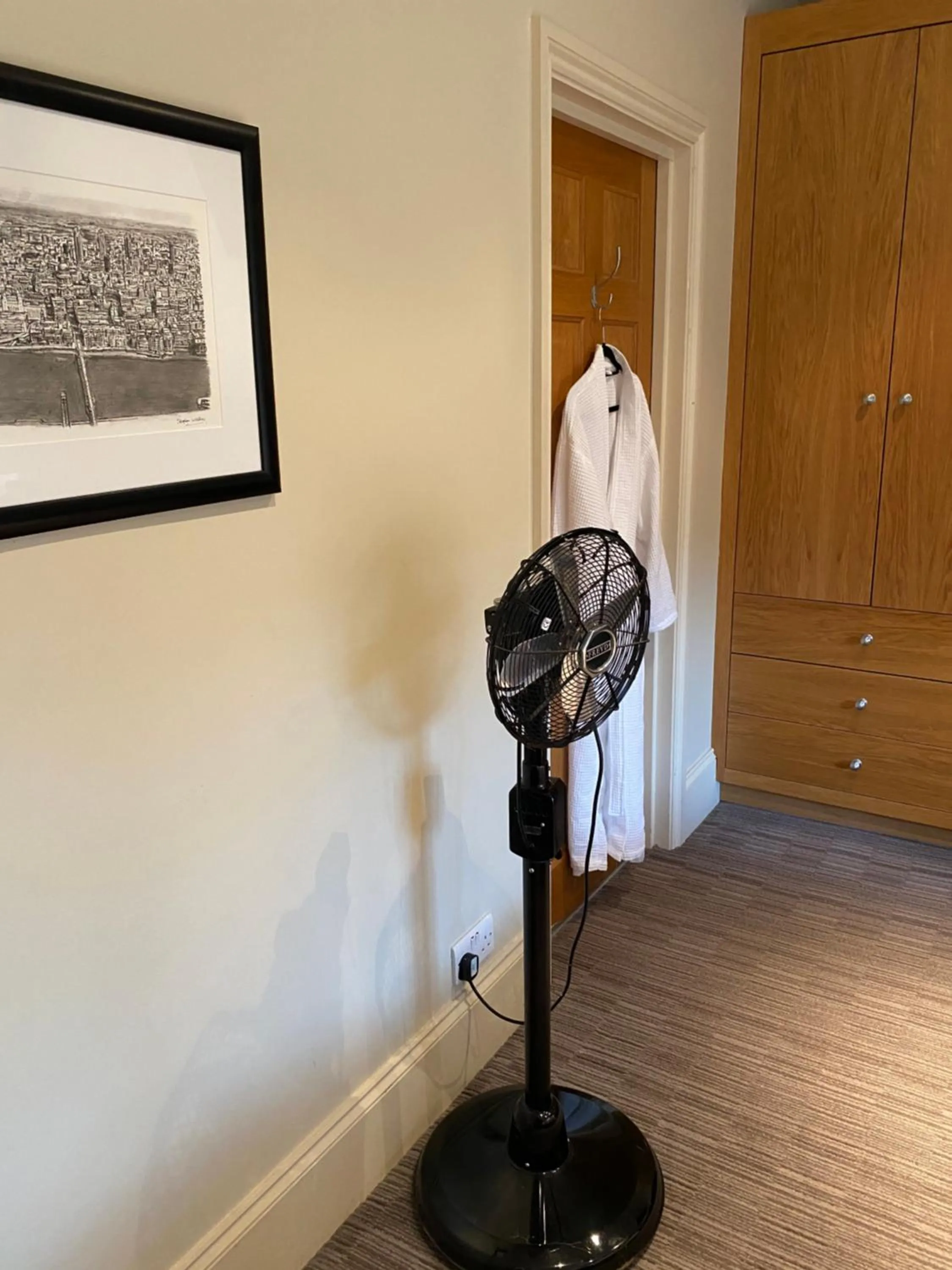 fireplace in Kennington B & B