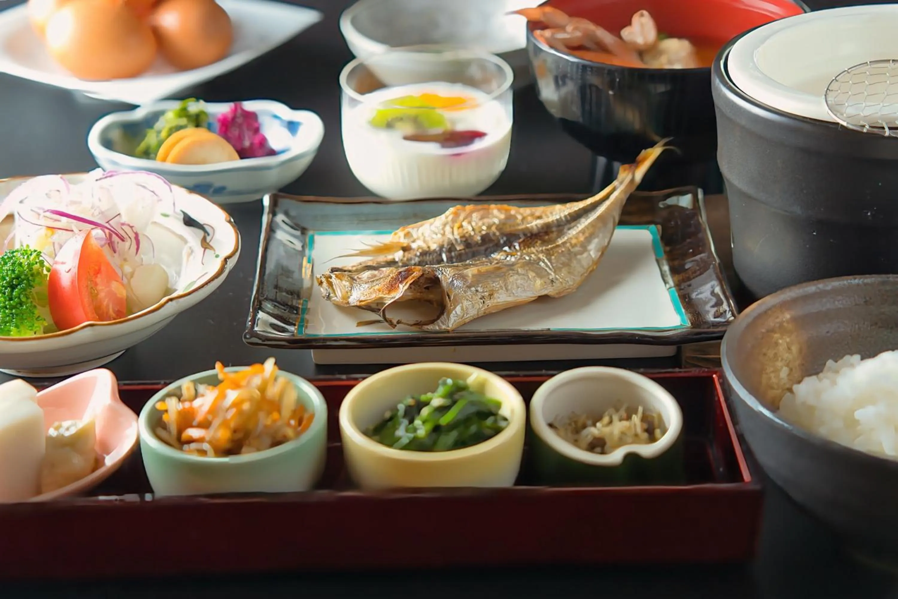 Breakfast in Gora Kansuiro