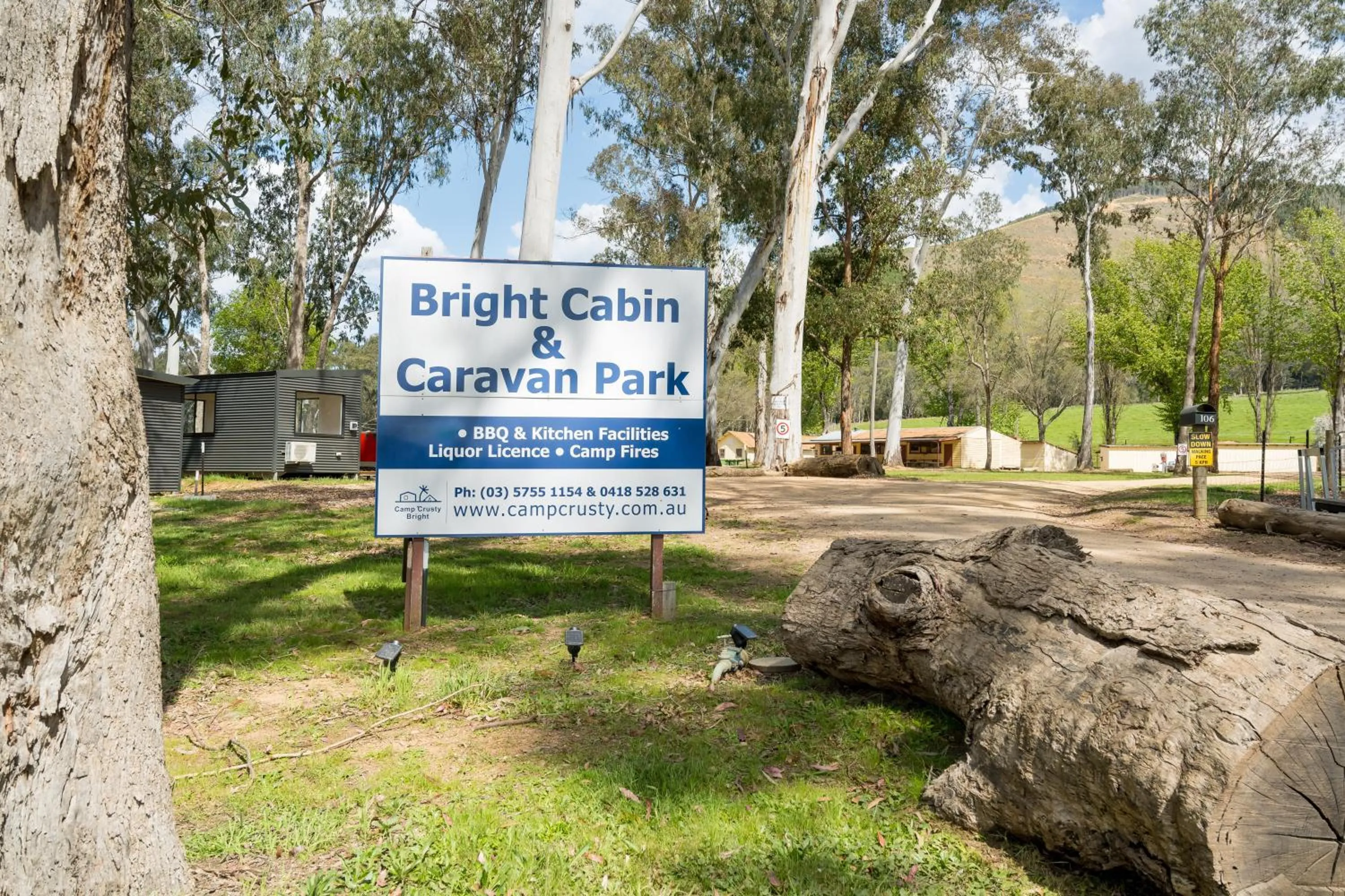 Logo/Certificate/Sign in Bright Cabin Park