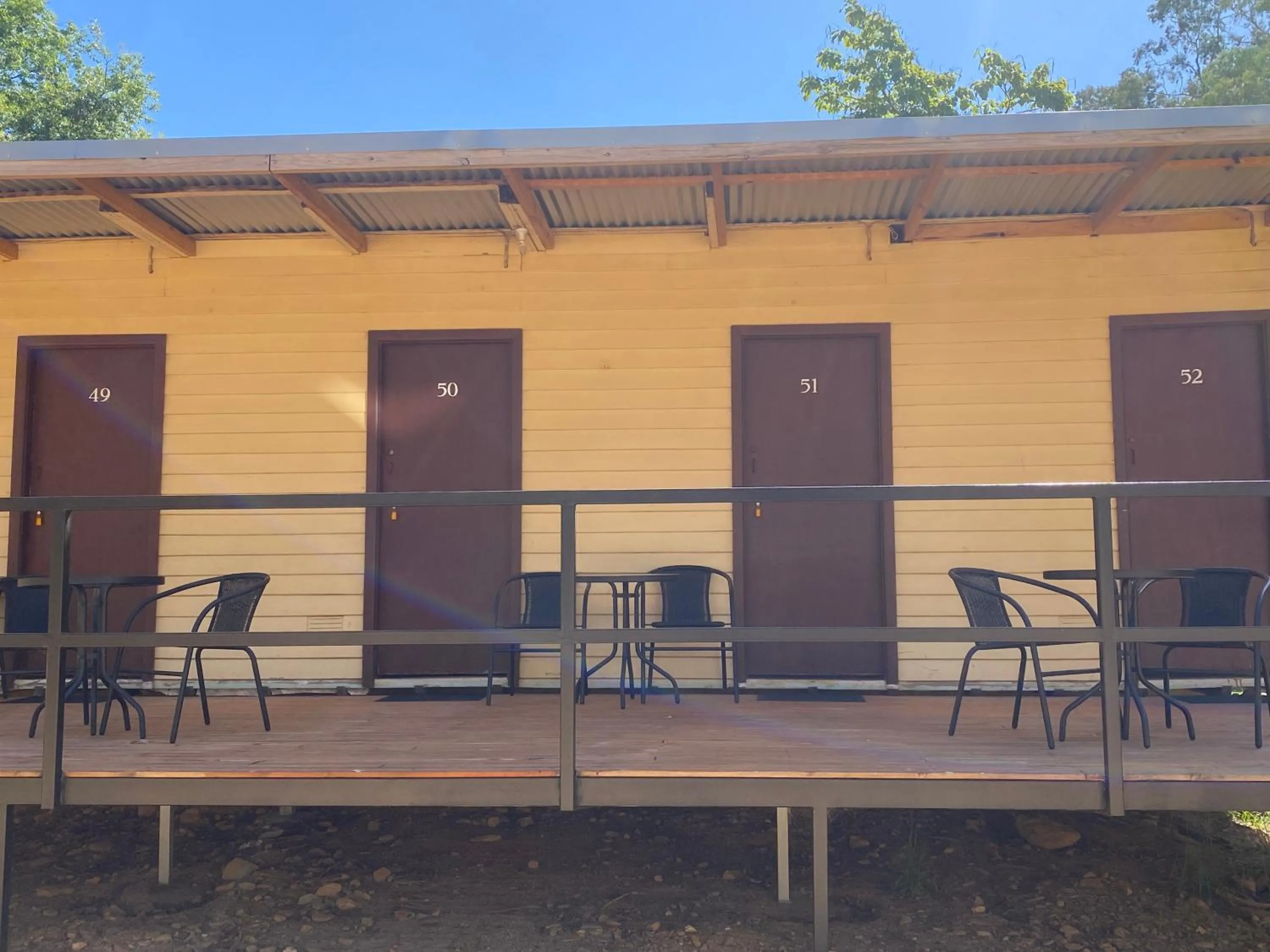 Patio in Bright Cabin Park
