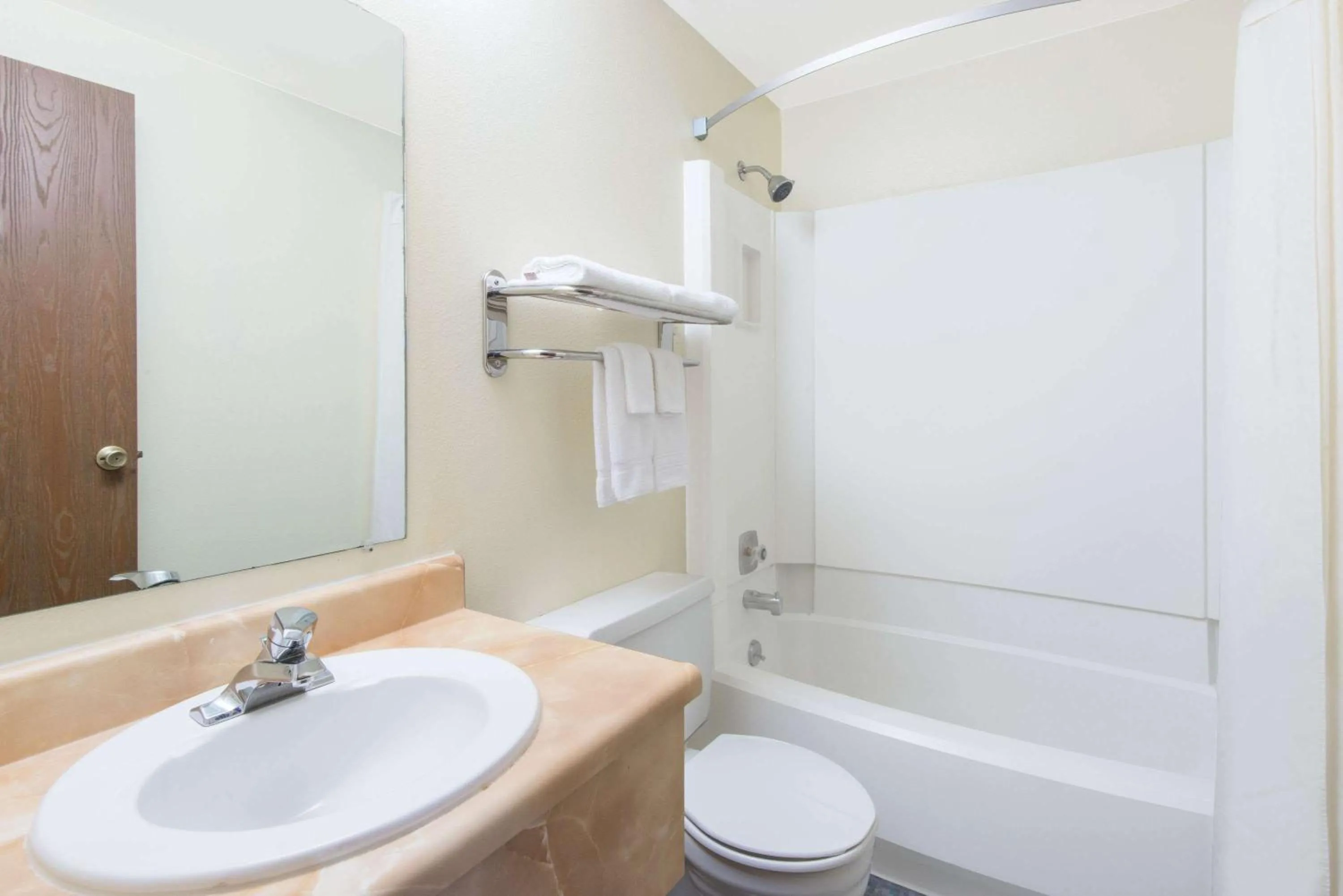 Bathroom in Super 8 by Wyndham Buffalo