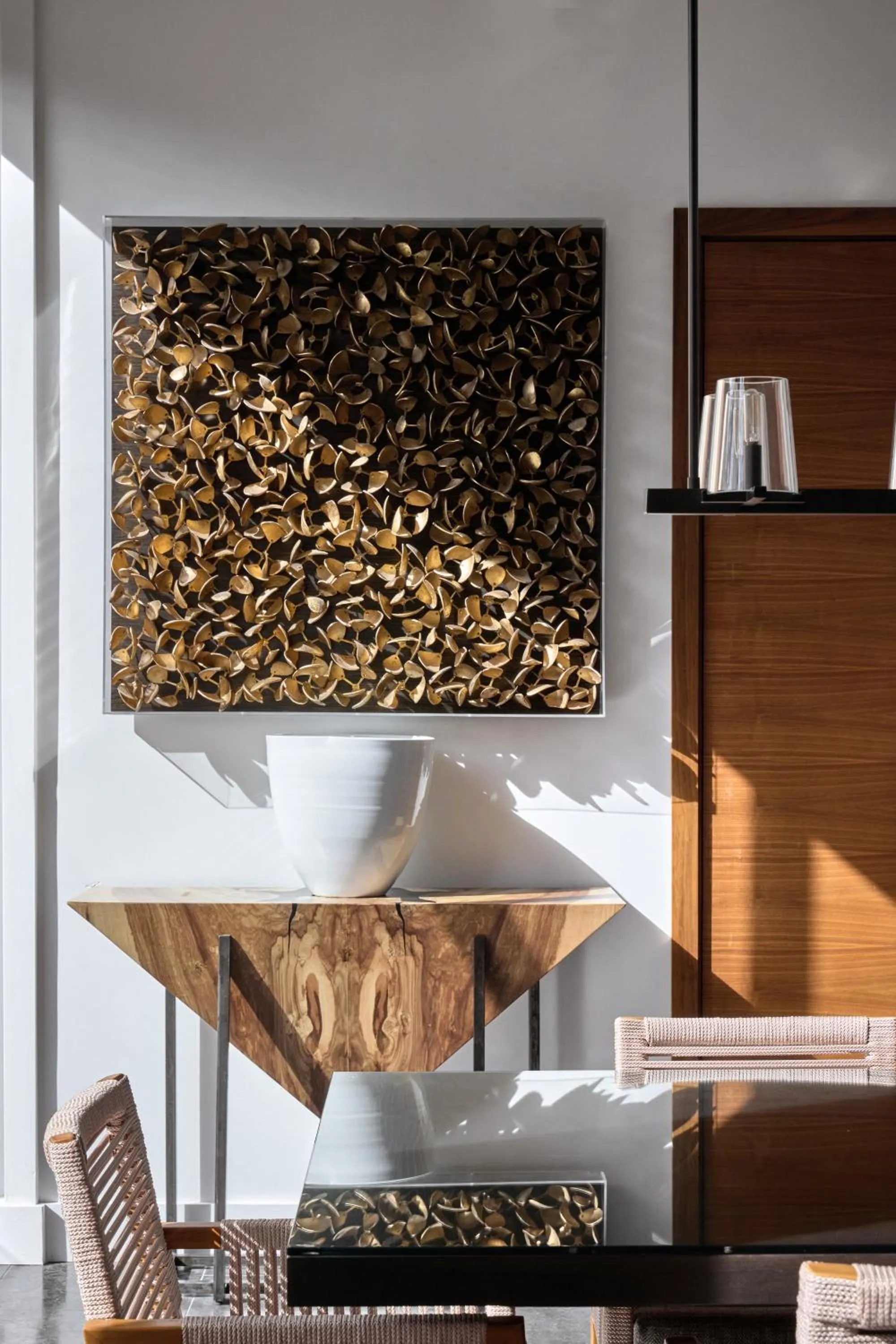 Decorative detail in Bardessono Hotel and Spa