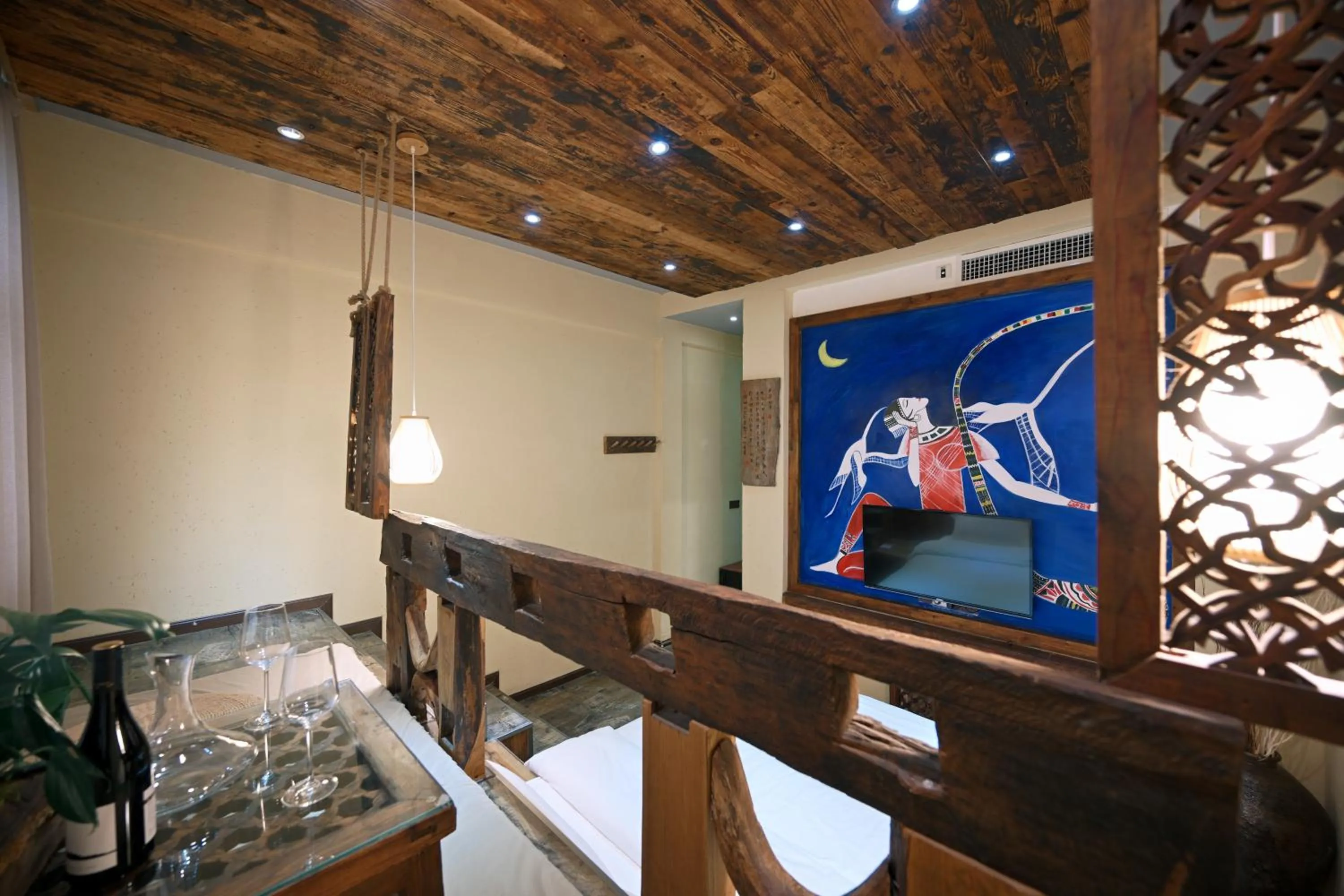 Decorative detail in Old Story Inn Lijiang Old Town