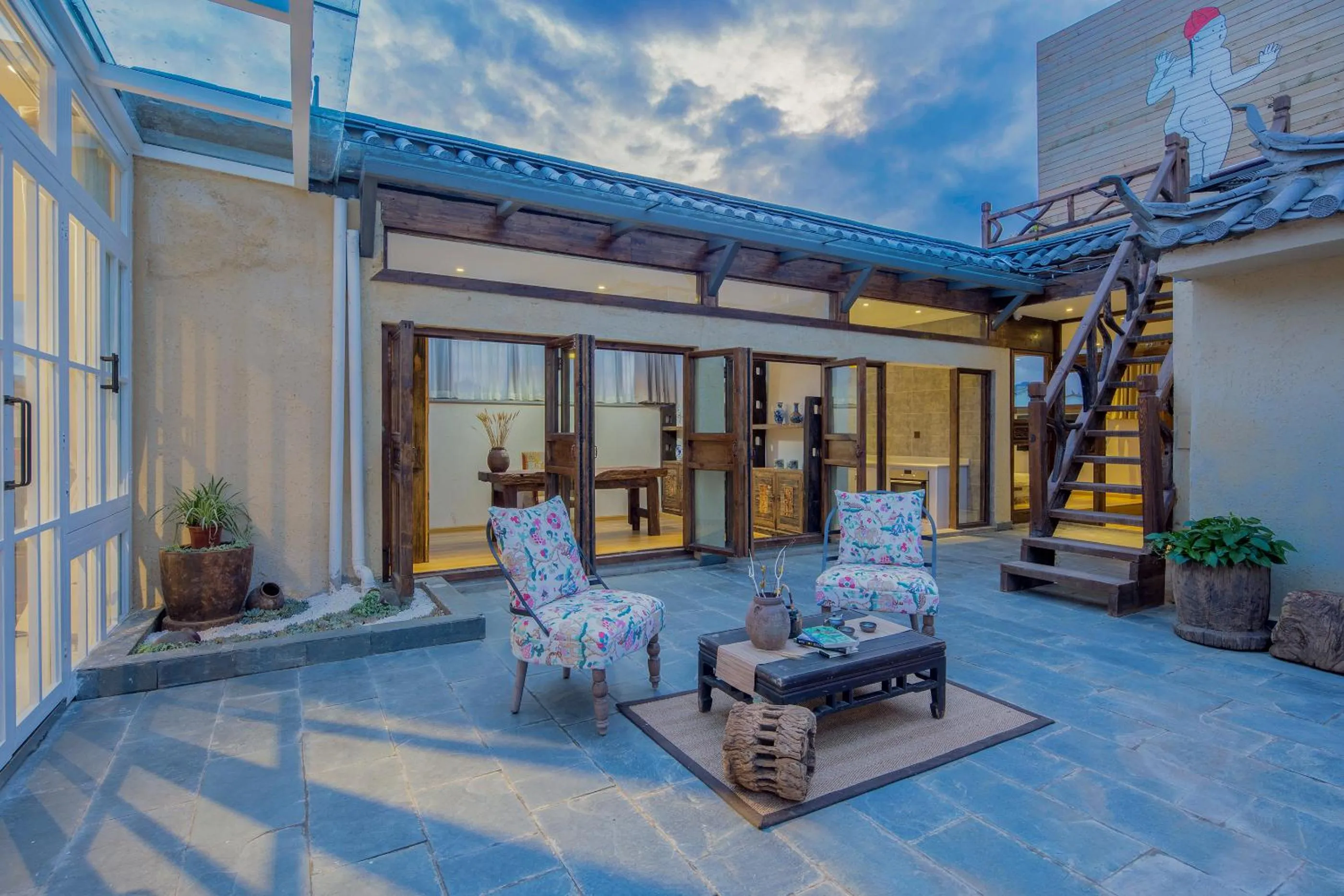 Balcony/Terrace in Old Story Inn Lijiang Old Town