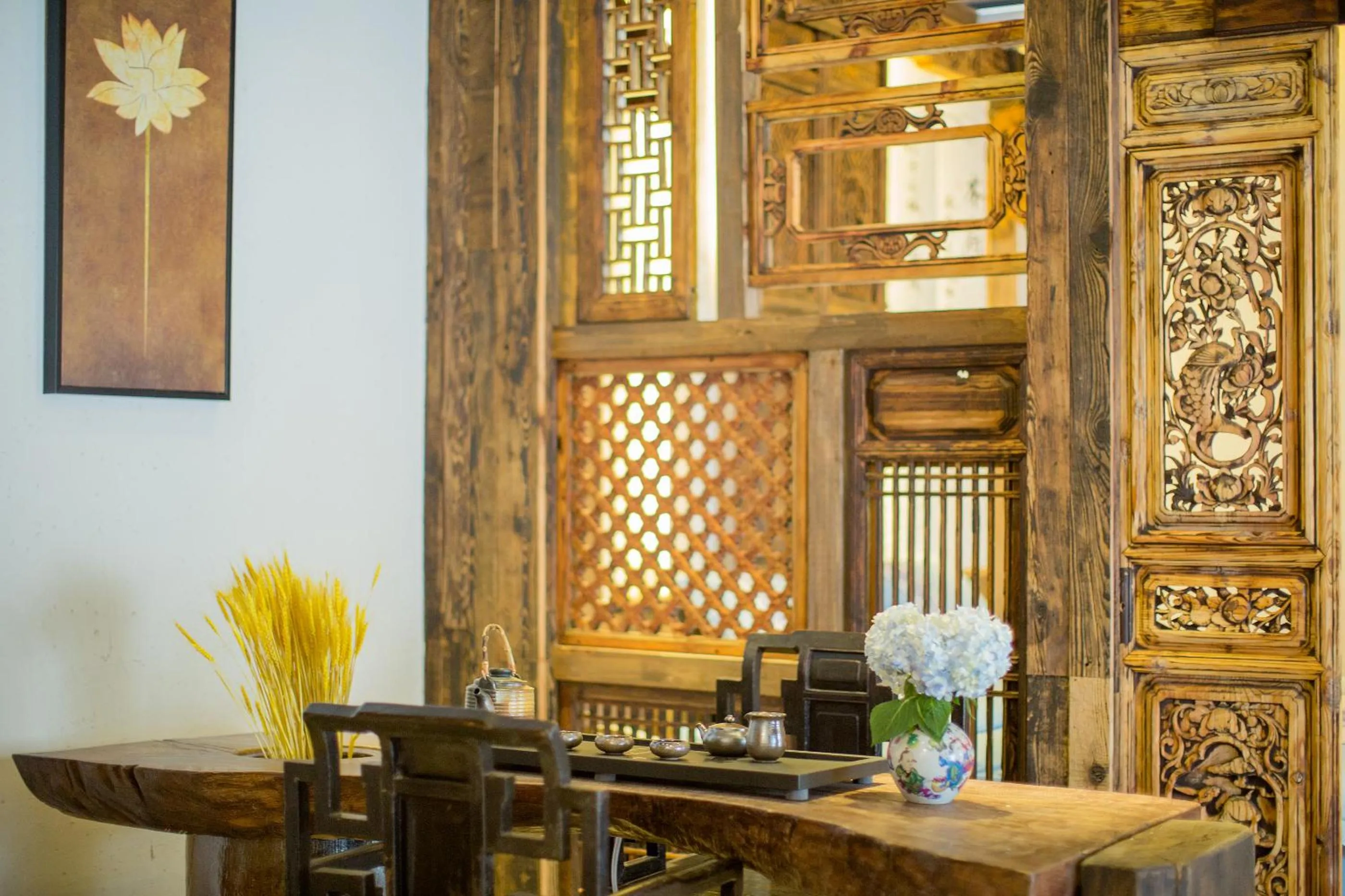 Decorative detail in Old Story Inn Lijiang Old Town