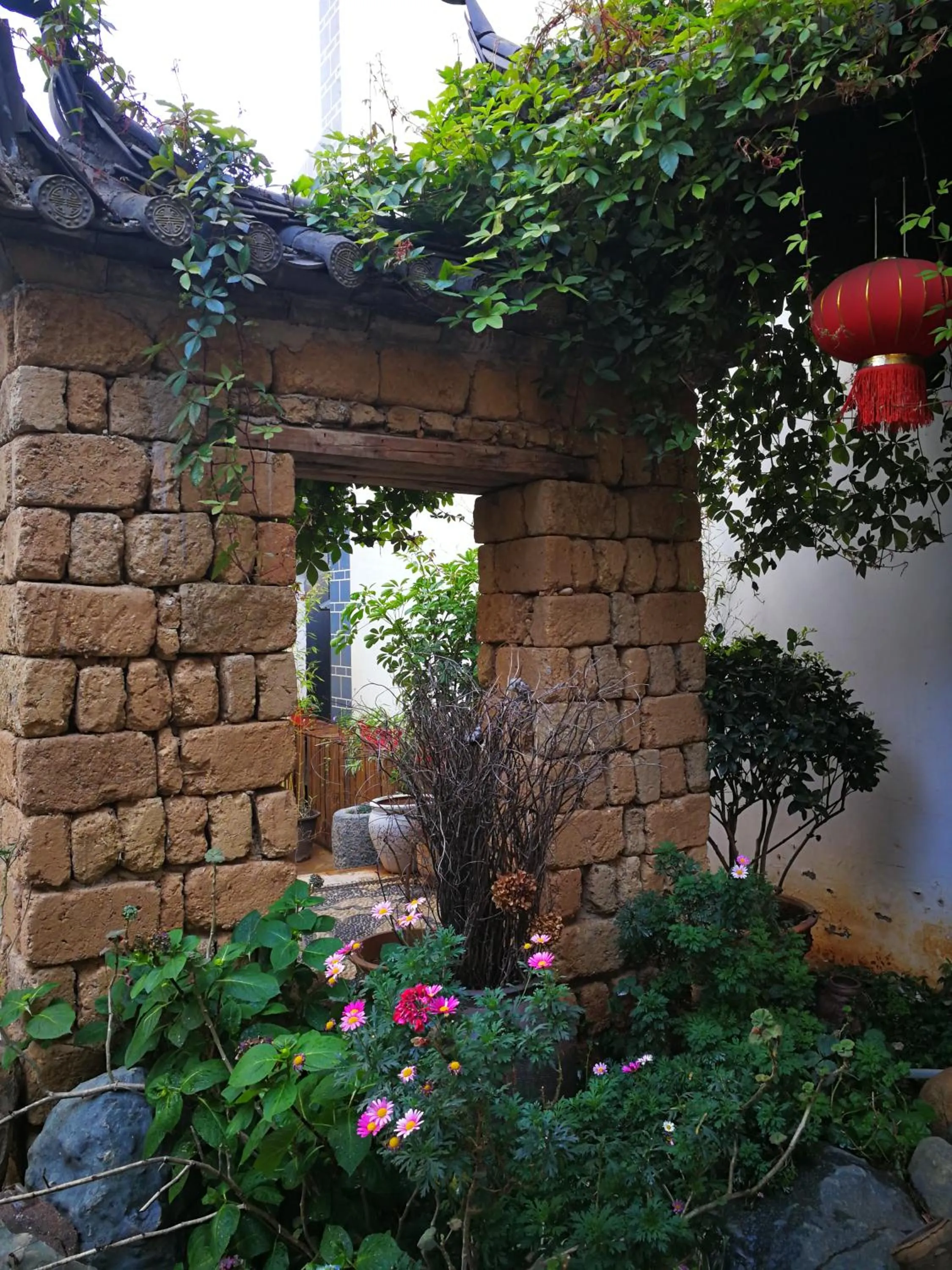 Garden in Old Story Inn Lijiang Old Town