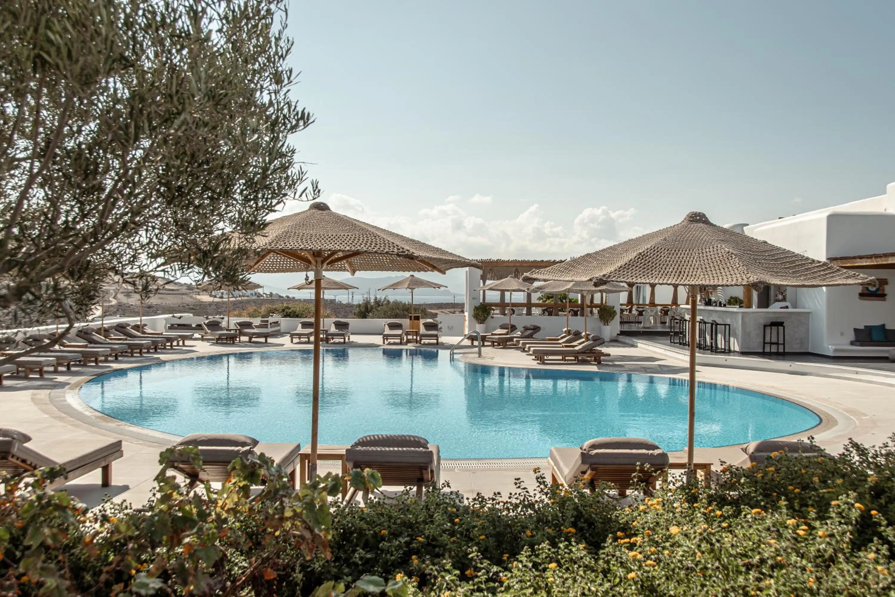 Swimming pool in Lianos Village