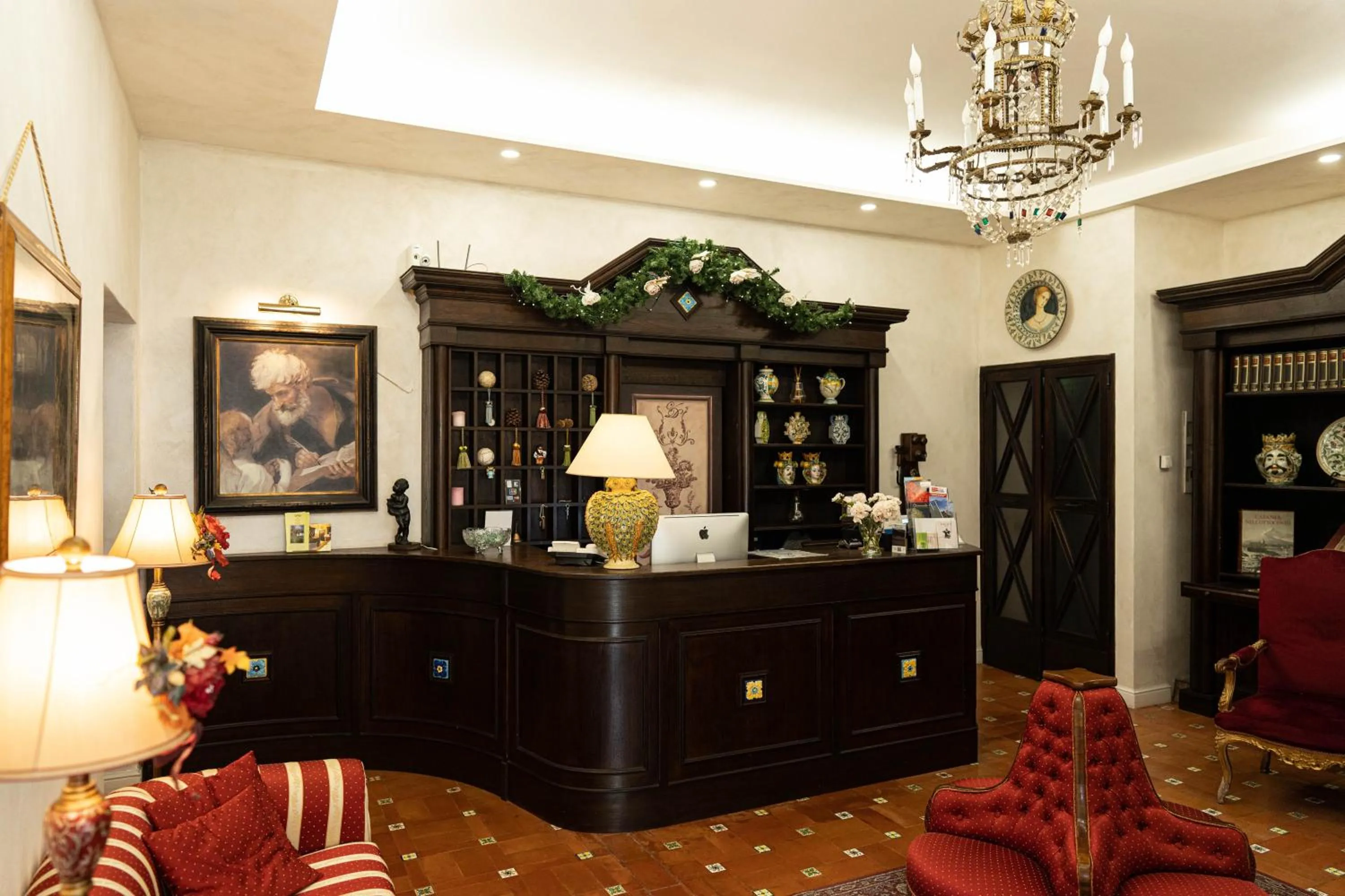 Lobby or reception in Hotel Villa Dorata