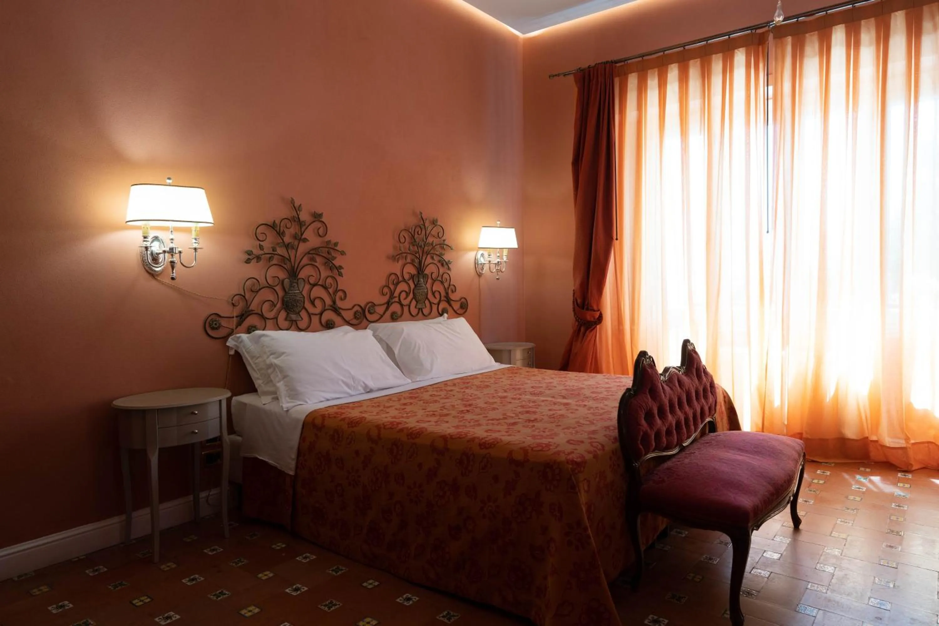 Bed in Hotel Villa Dorata