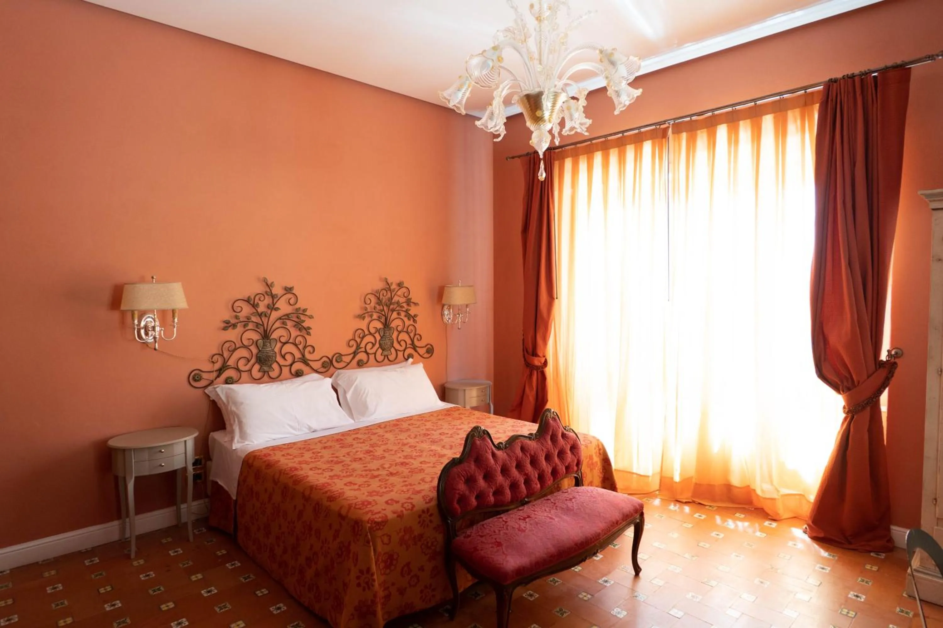 Bed in Hotel Villa Dorata