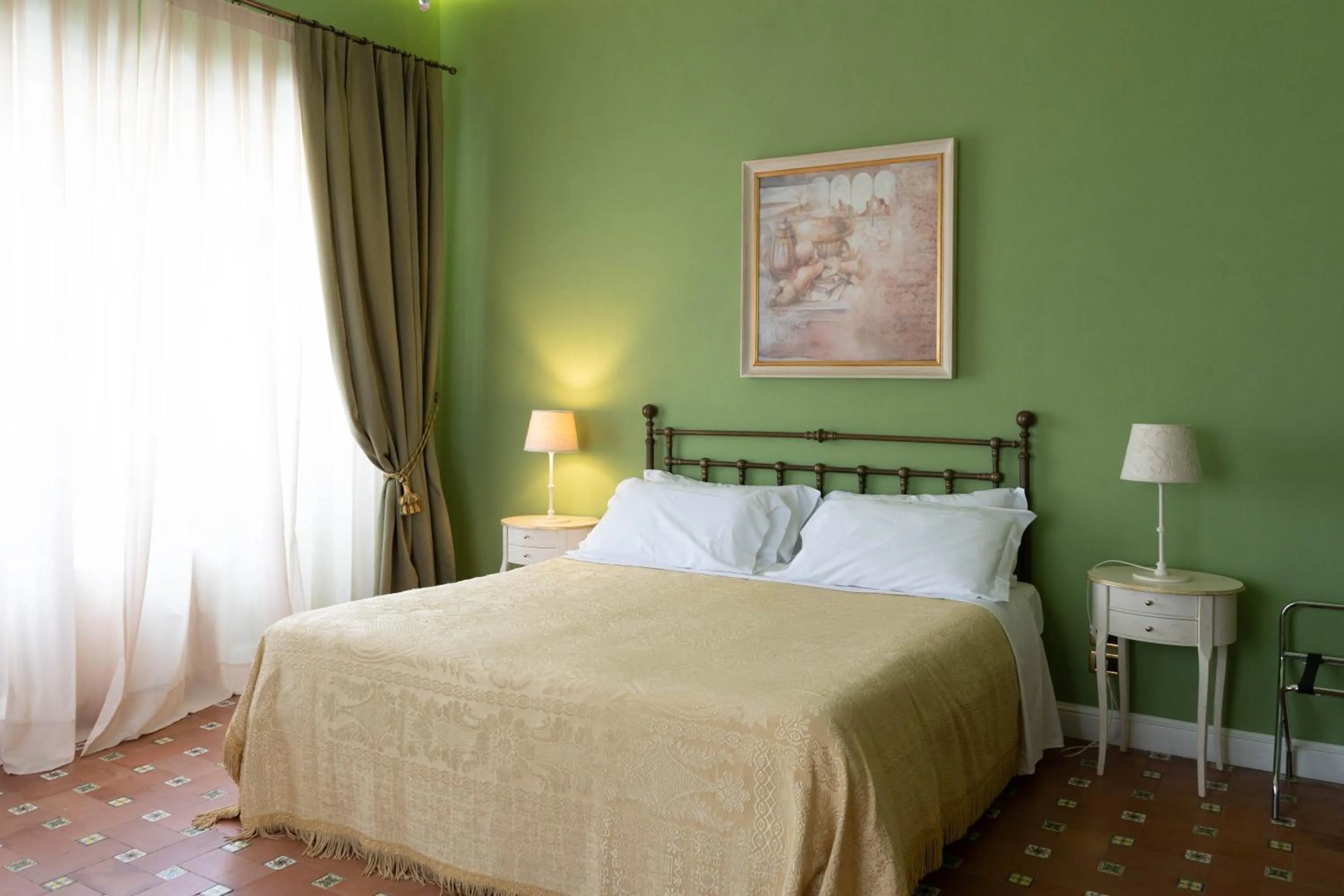 Bed in Hotel Villa Dorata