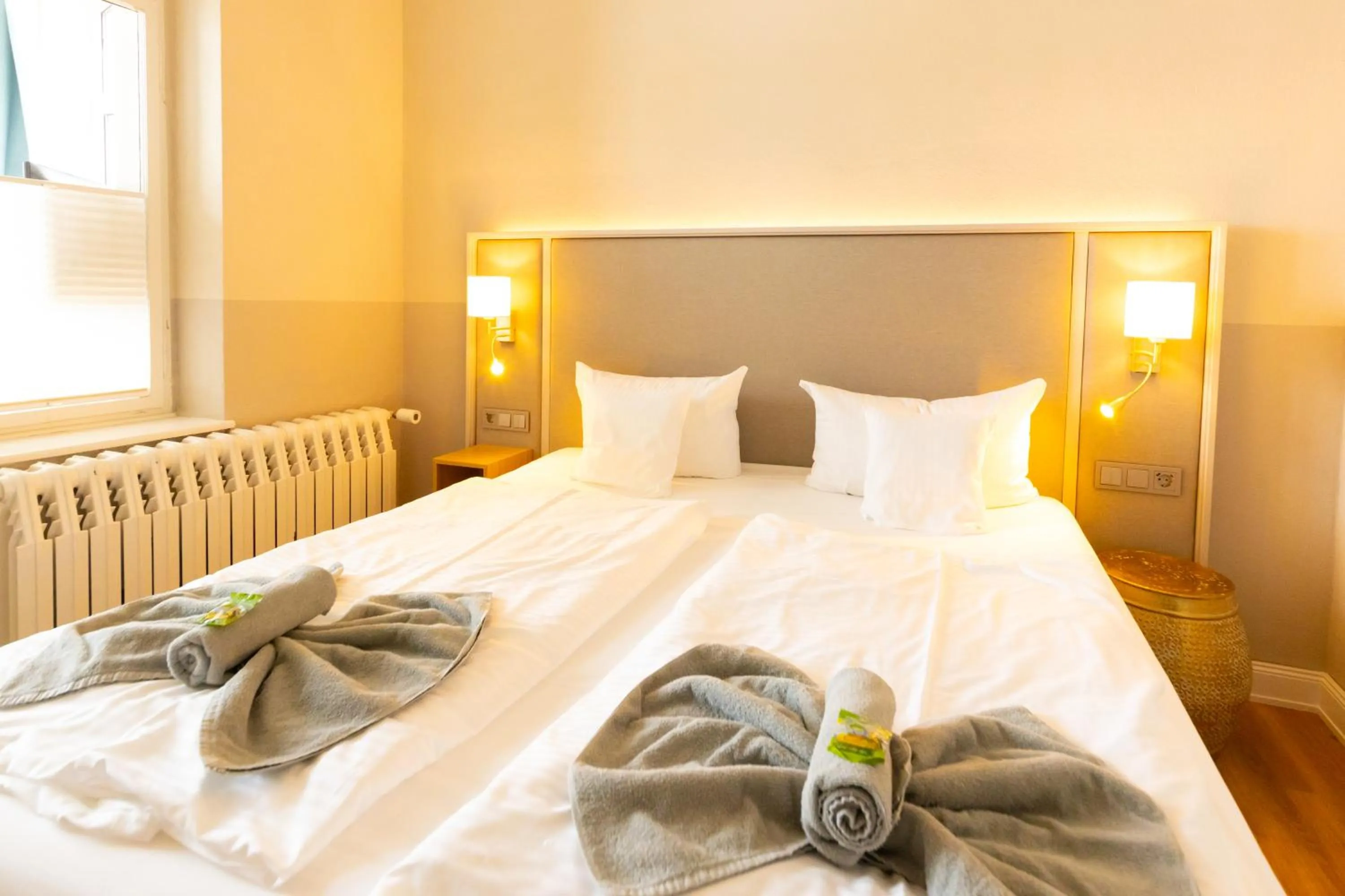 Bed in Hotel Germania