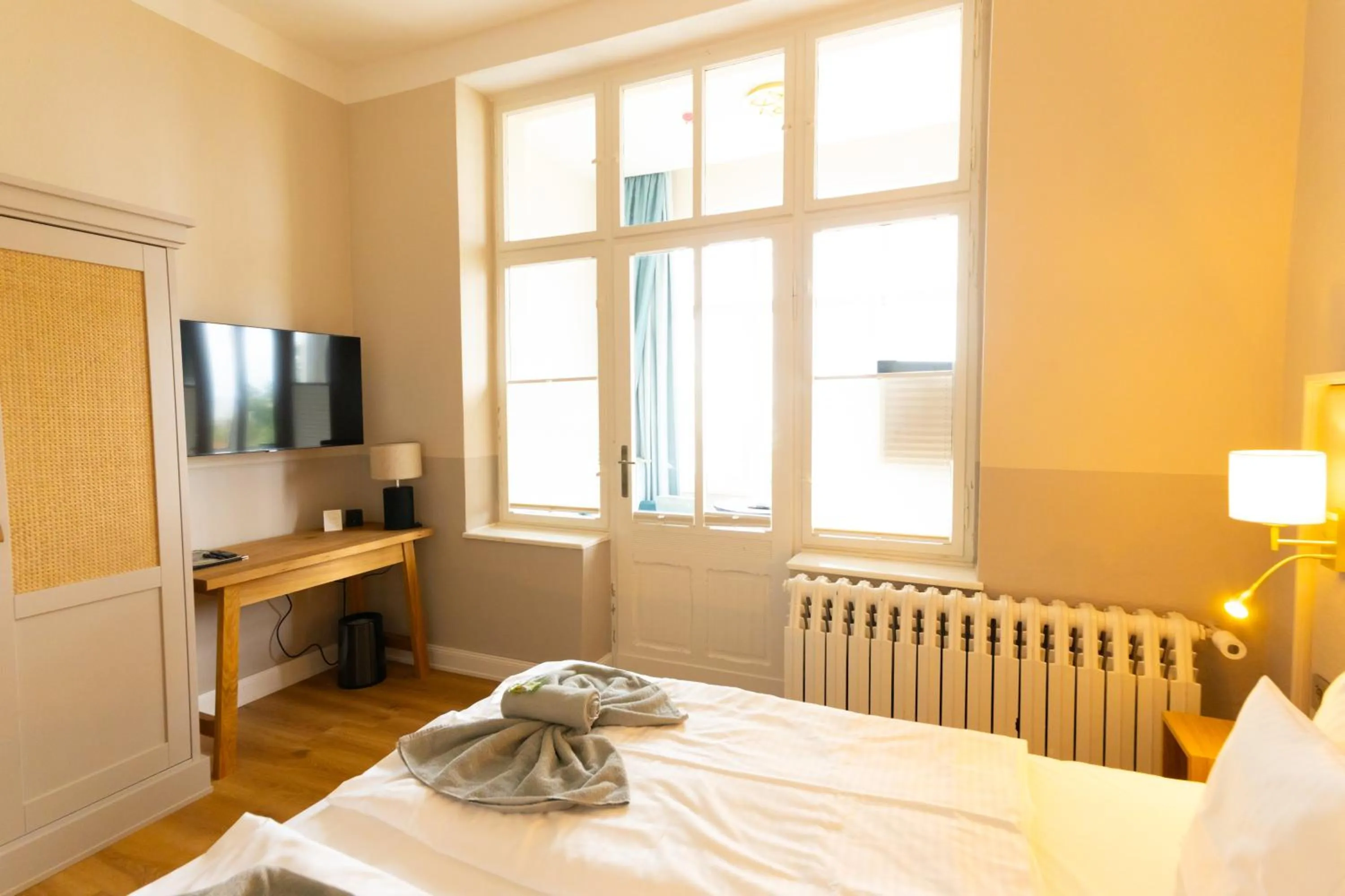 Bed in Hotel Germania