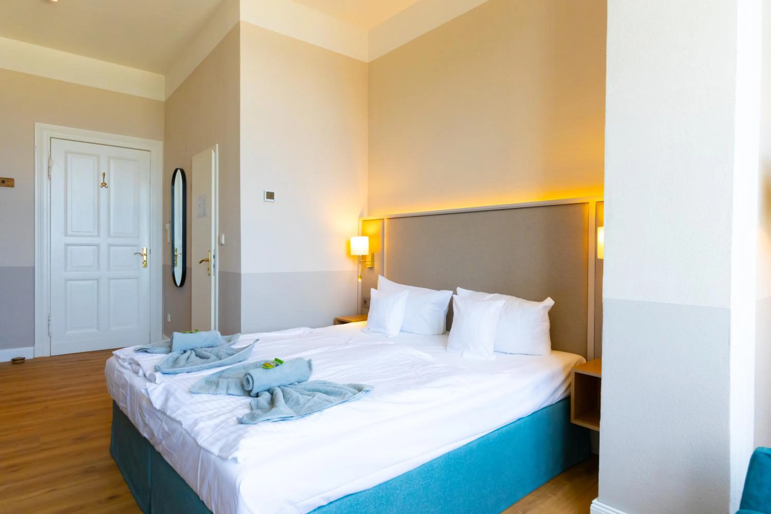 Bed in Hotel Germania