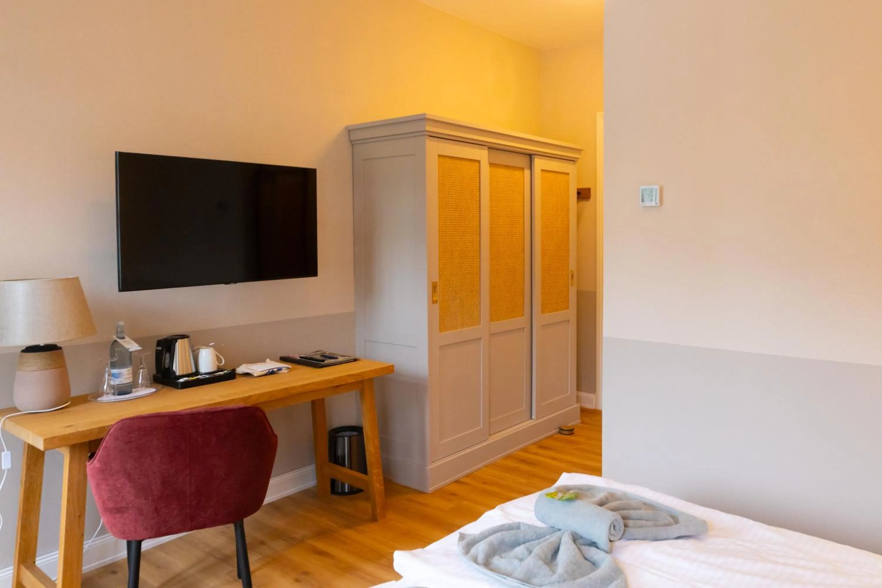 Bed in Hotel Germania