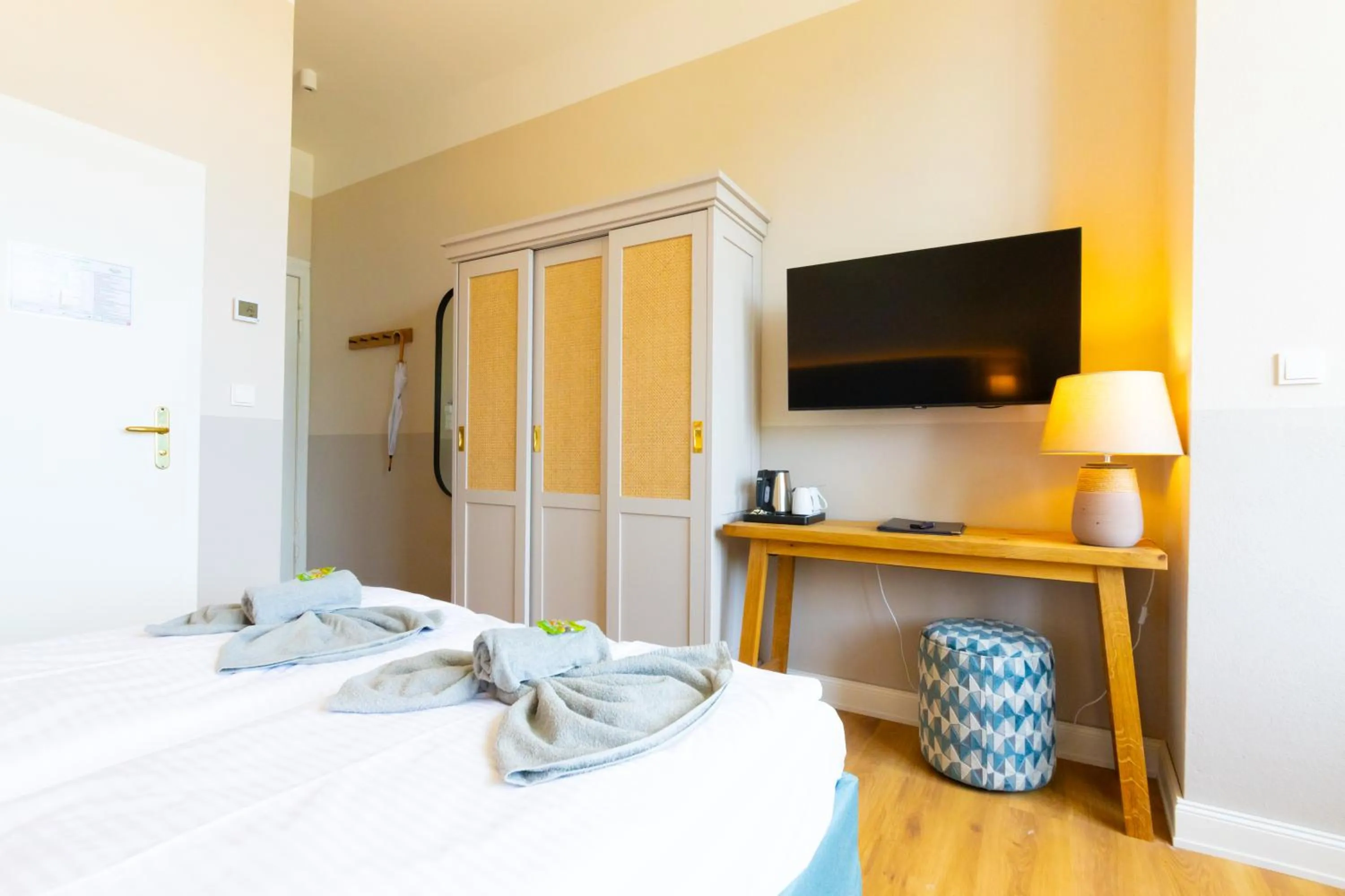 Bed in Hotel Germania