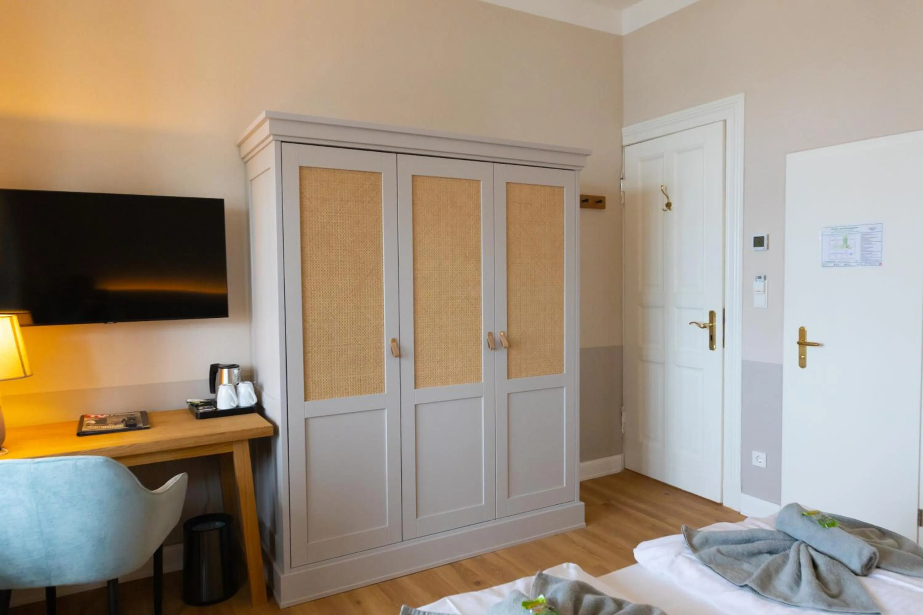 Bed in Hotel Germania