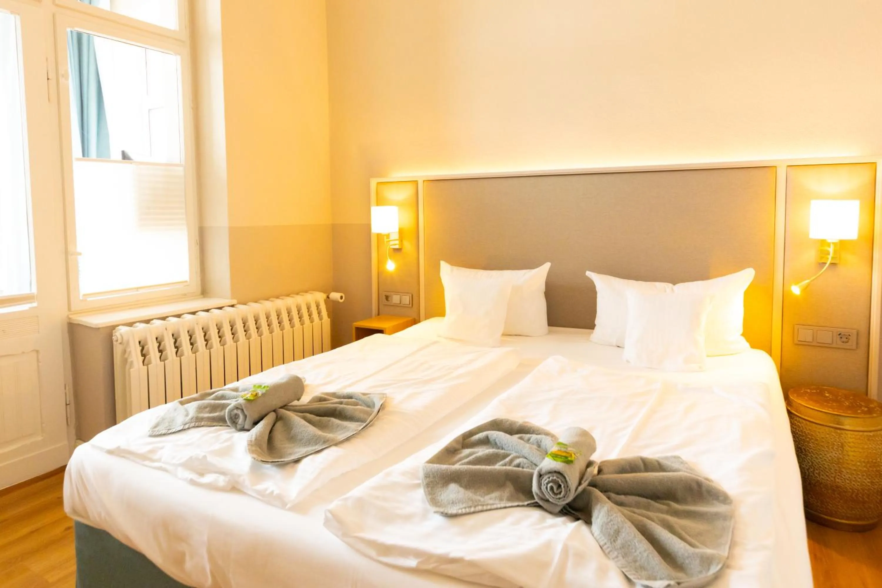 Bed in Hotel Germania