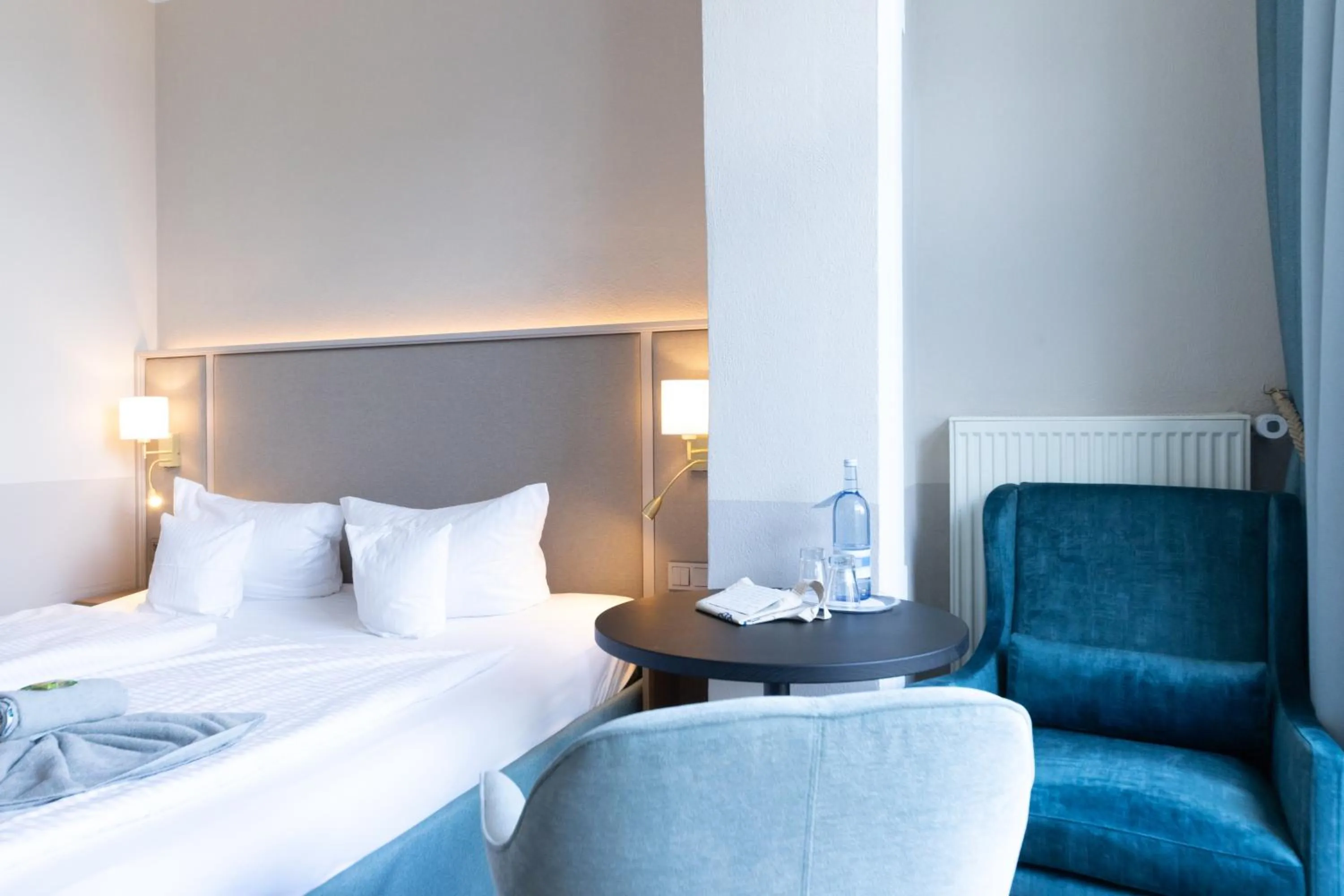 Bed in Hotel Germania