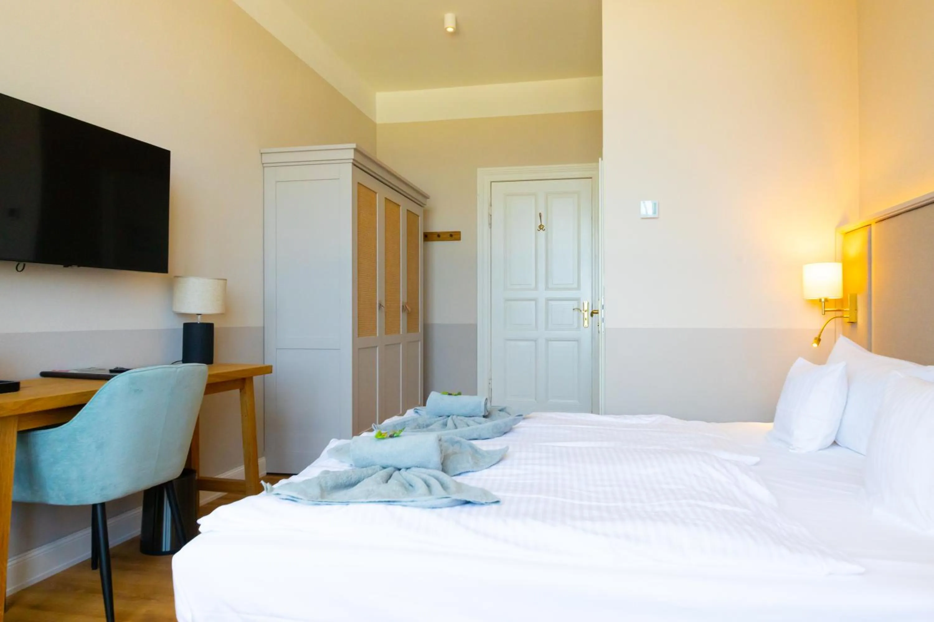 Bed in Hotel Germania